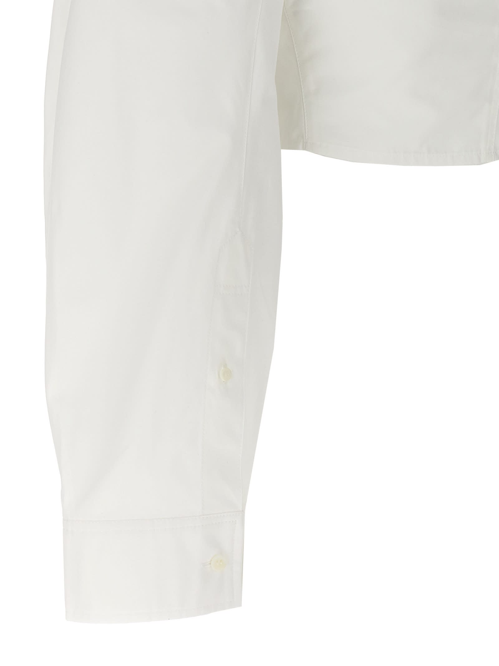 Shop Jacquemus Obra Shirt In White