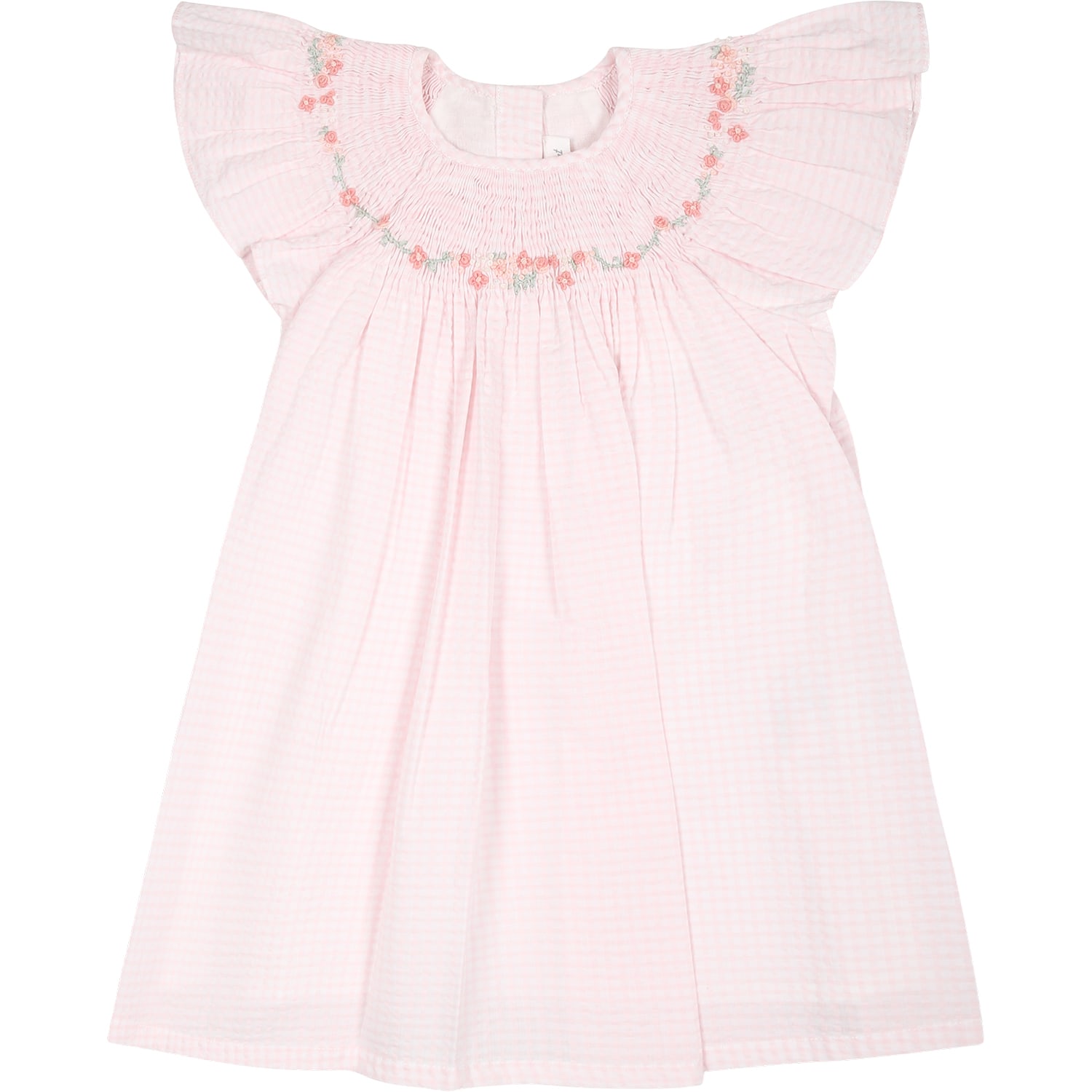 Shop Tartine Et Chocolat Pink Casual Dress For Baby Girl