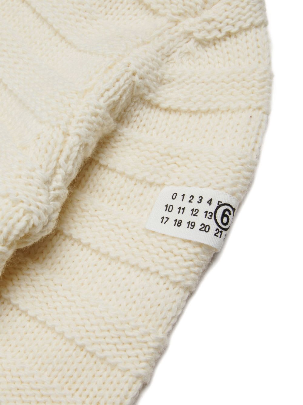 Mm6 Maison Margiela Kids Sweater With Logo Appliqué In Neutral