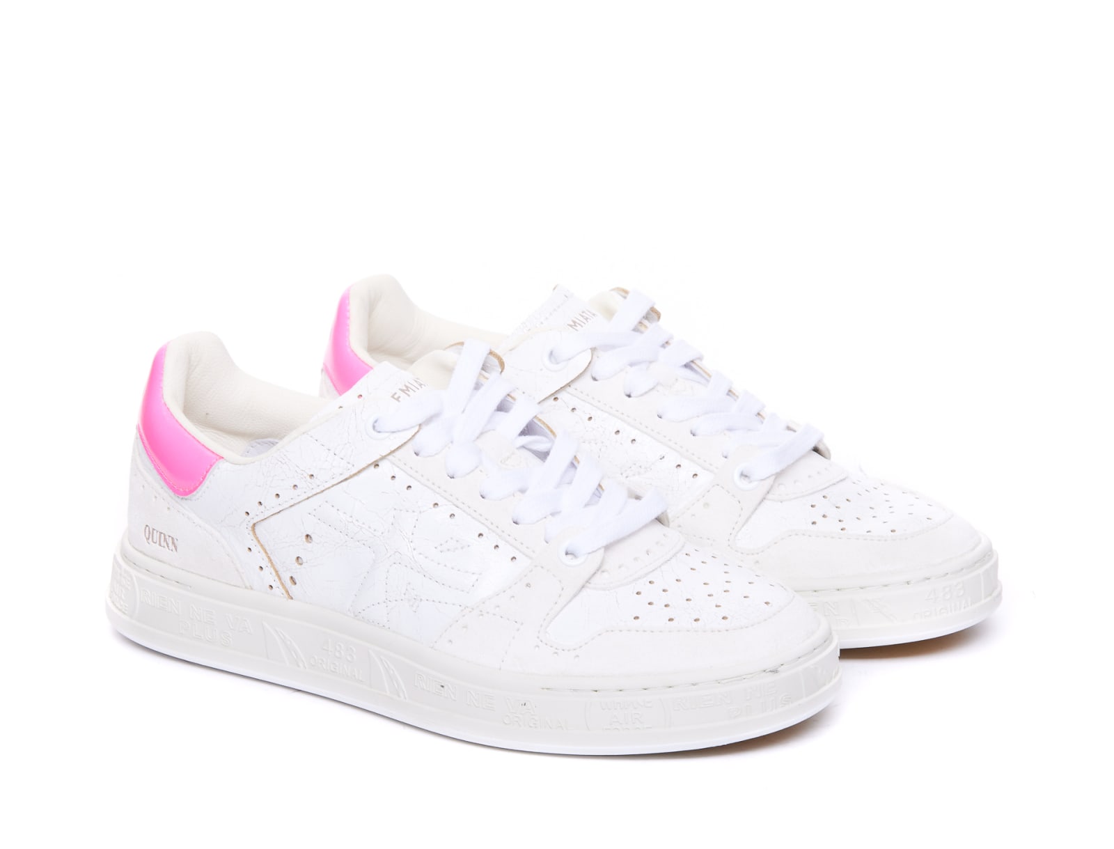 Shop Premiata Quinnd Sneakers In White