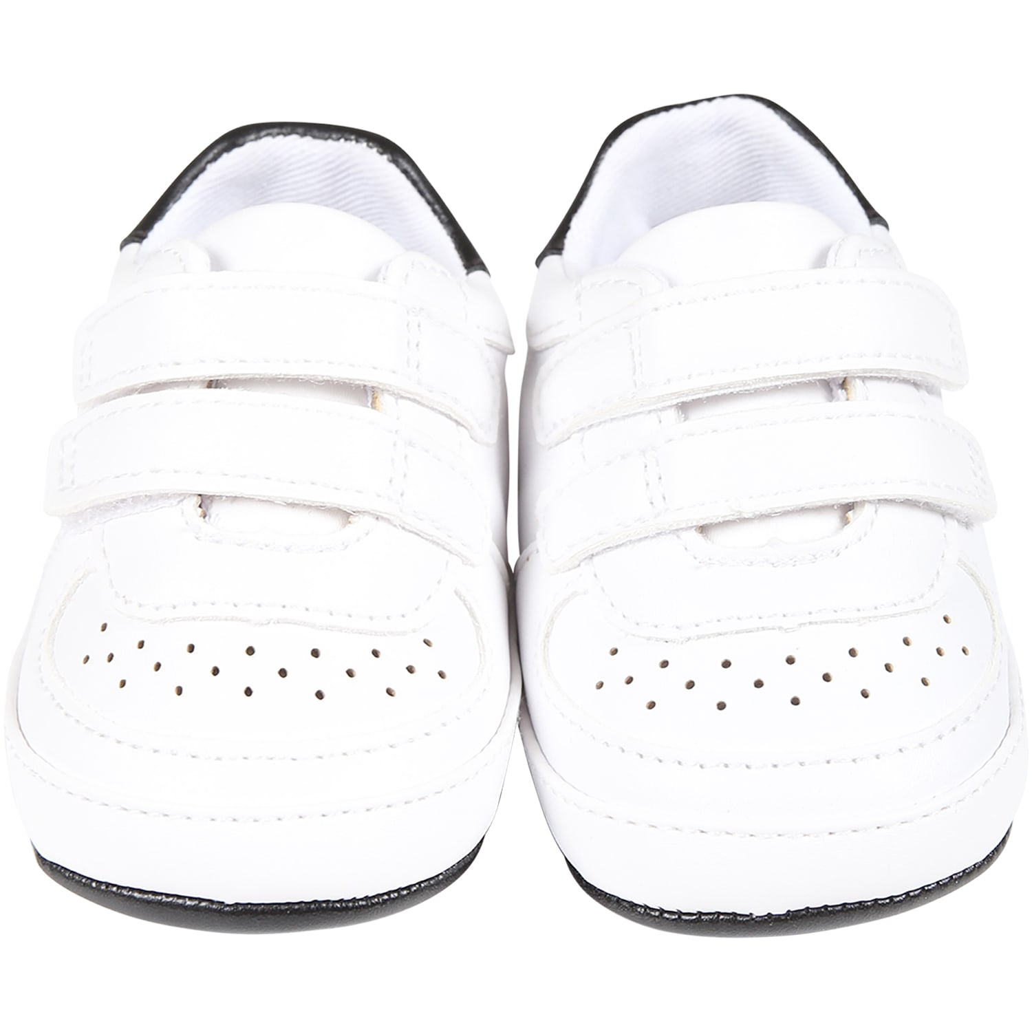 Shop Calvin Klein White Sneakers For Baby Boy With Logo