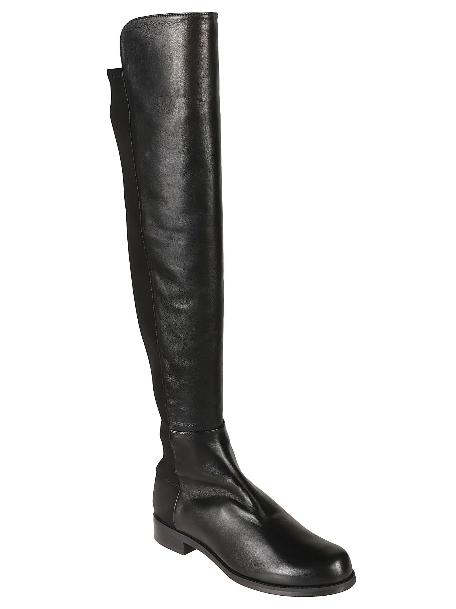 Shop Stuart Weitzman 5050 Boots In Blk Black