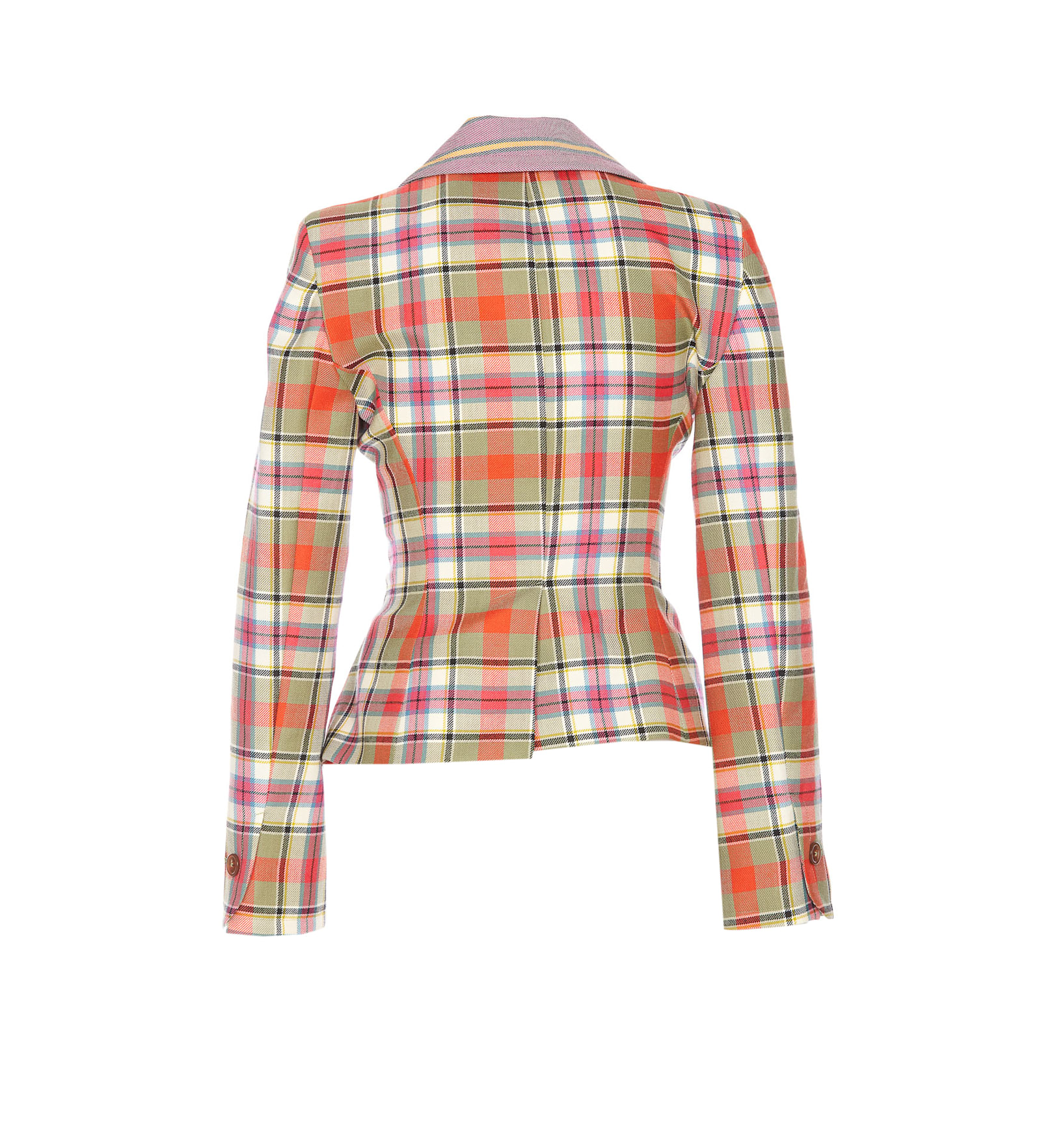 Shop Vivienne Westwood Drunken Tailored Jacket In Multicolour