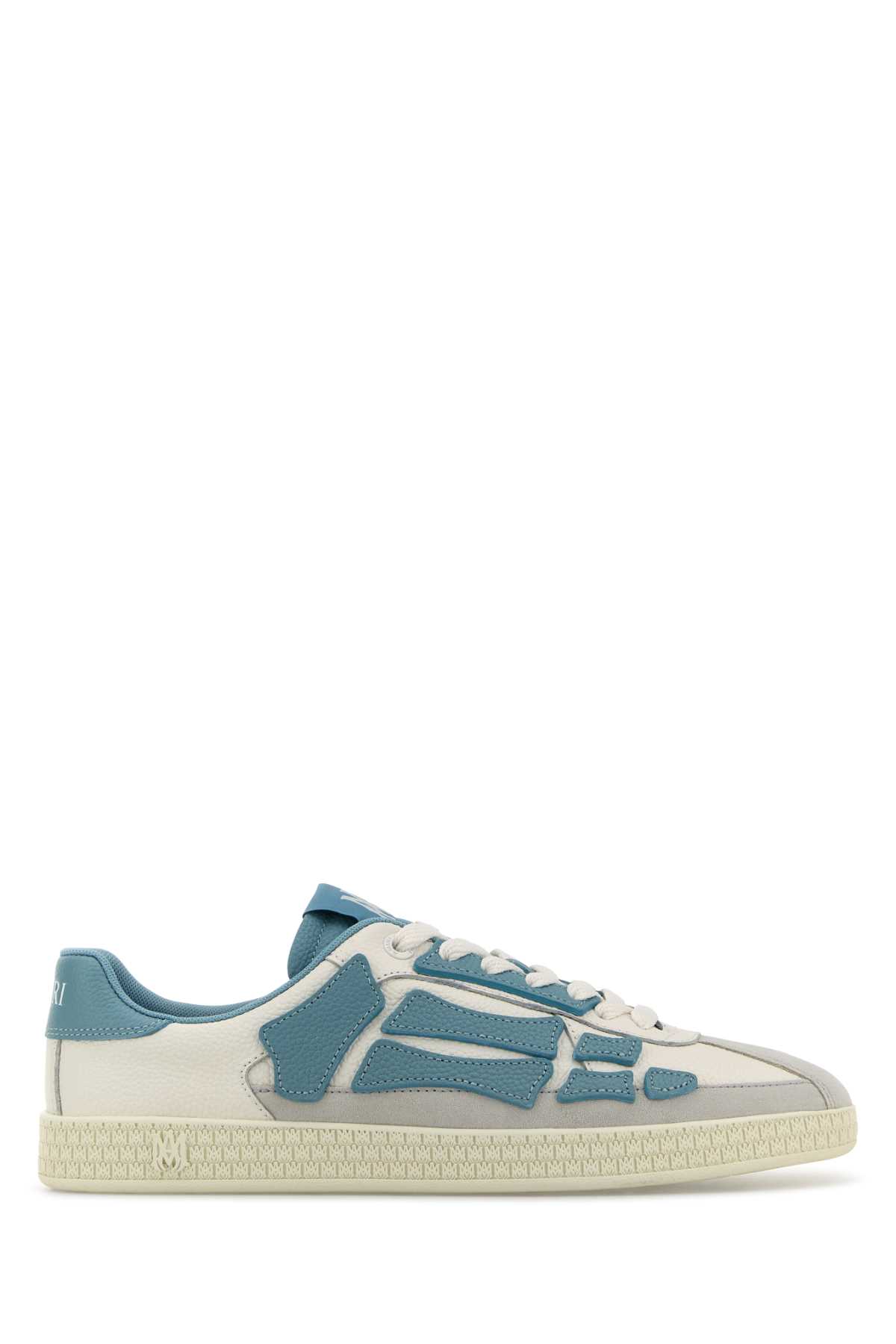 AMIRI Multicolor Leather And Suede Pacific Bones Sneakers