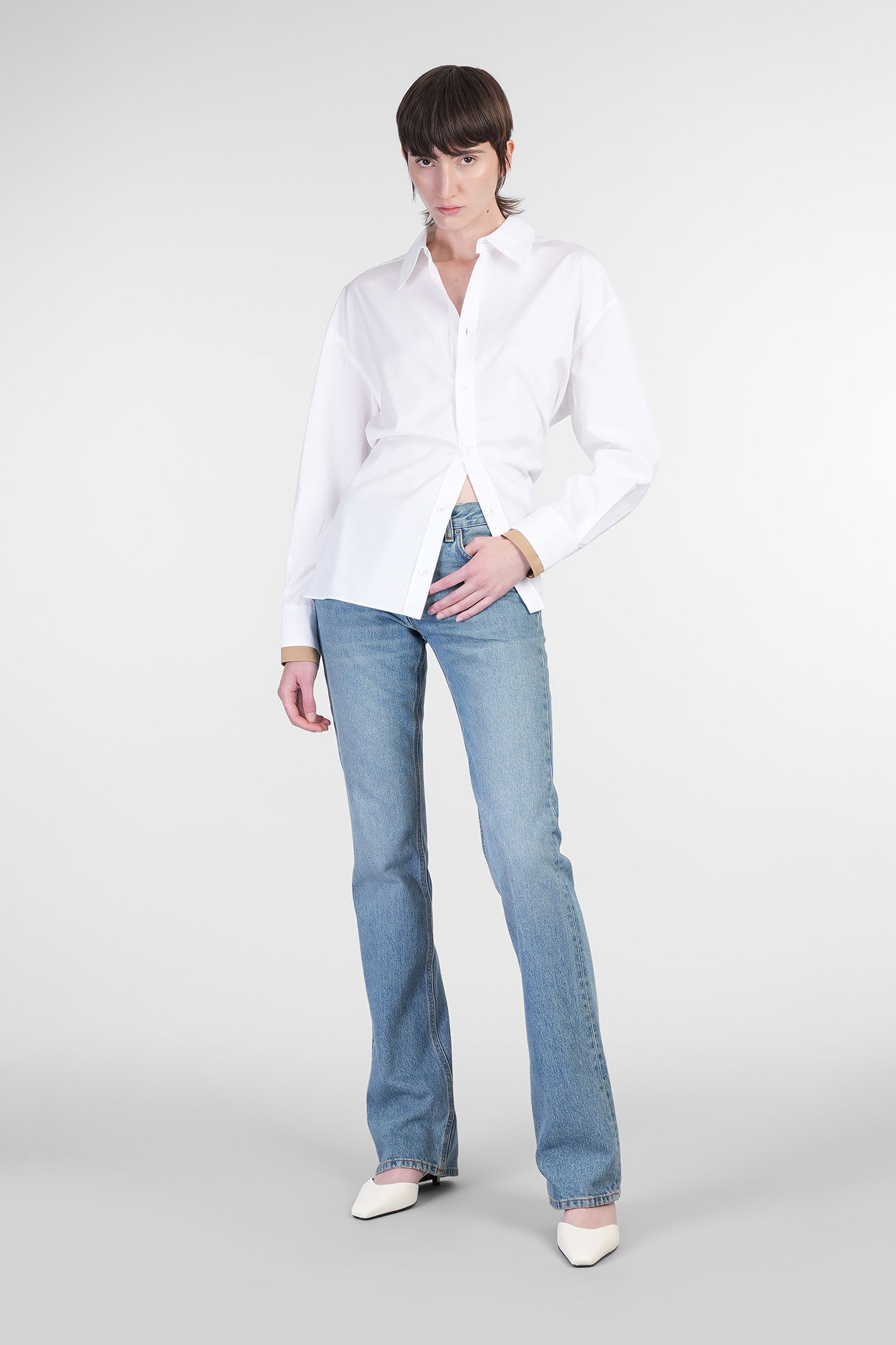 HAIKURE CARLY JEANS IN BLUE COTTON 