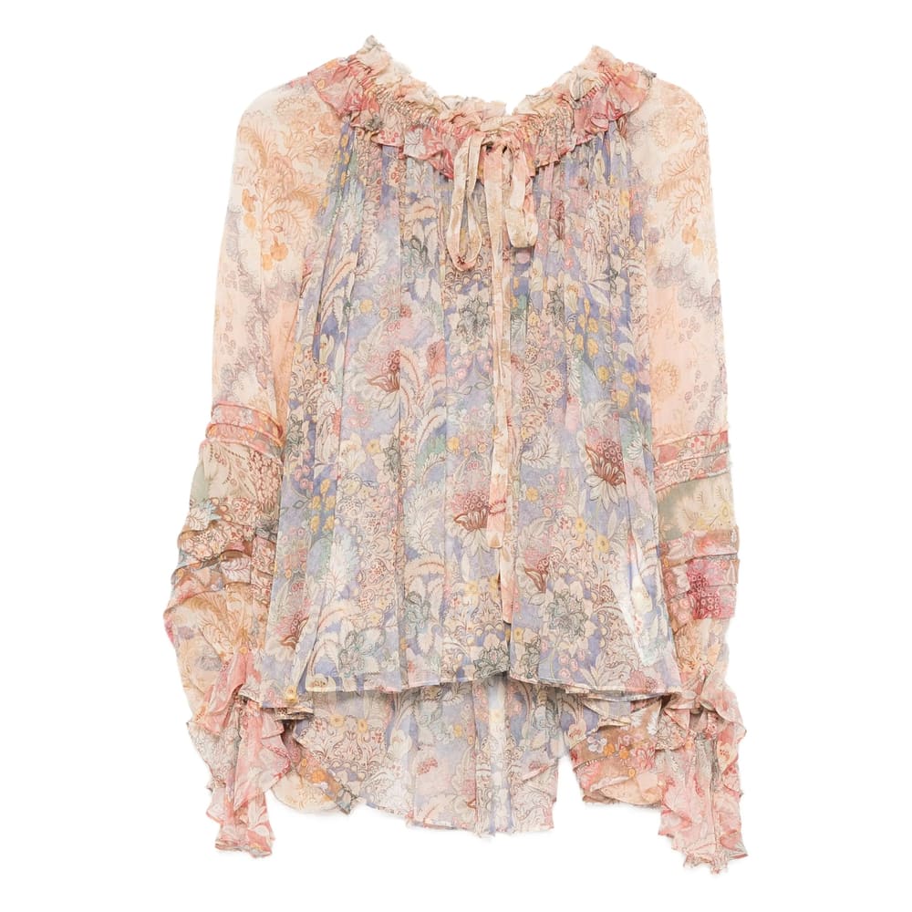 Zimmermann Shirt In Pink