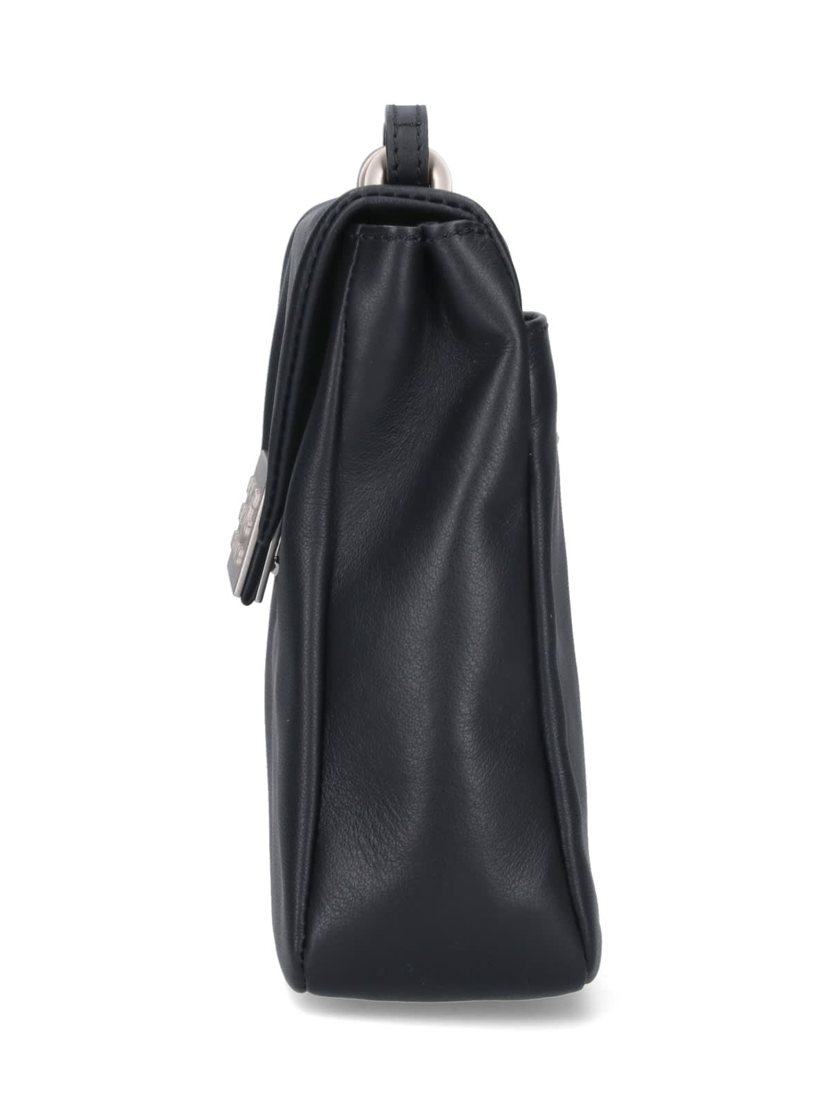 Shop Mm6 Maison Margiela Numeric Shoulder Bag In Black