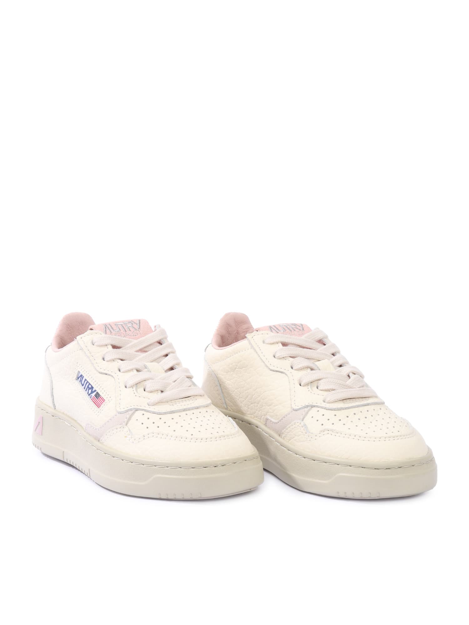 Autry Medalist Kids Low Kid Nab/sue Silv/sand/mar Sneakers In White