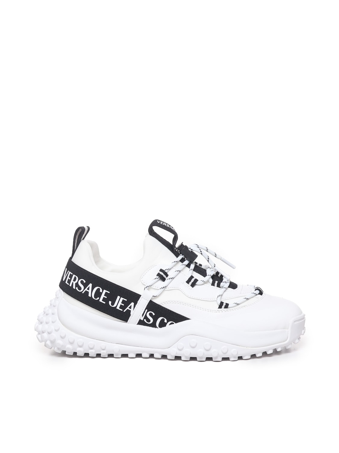 Versace Jeans Couture Sneakers Mit Logo-print In White