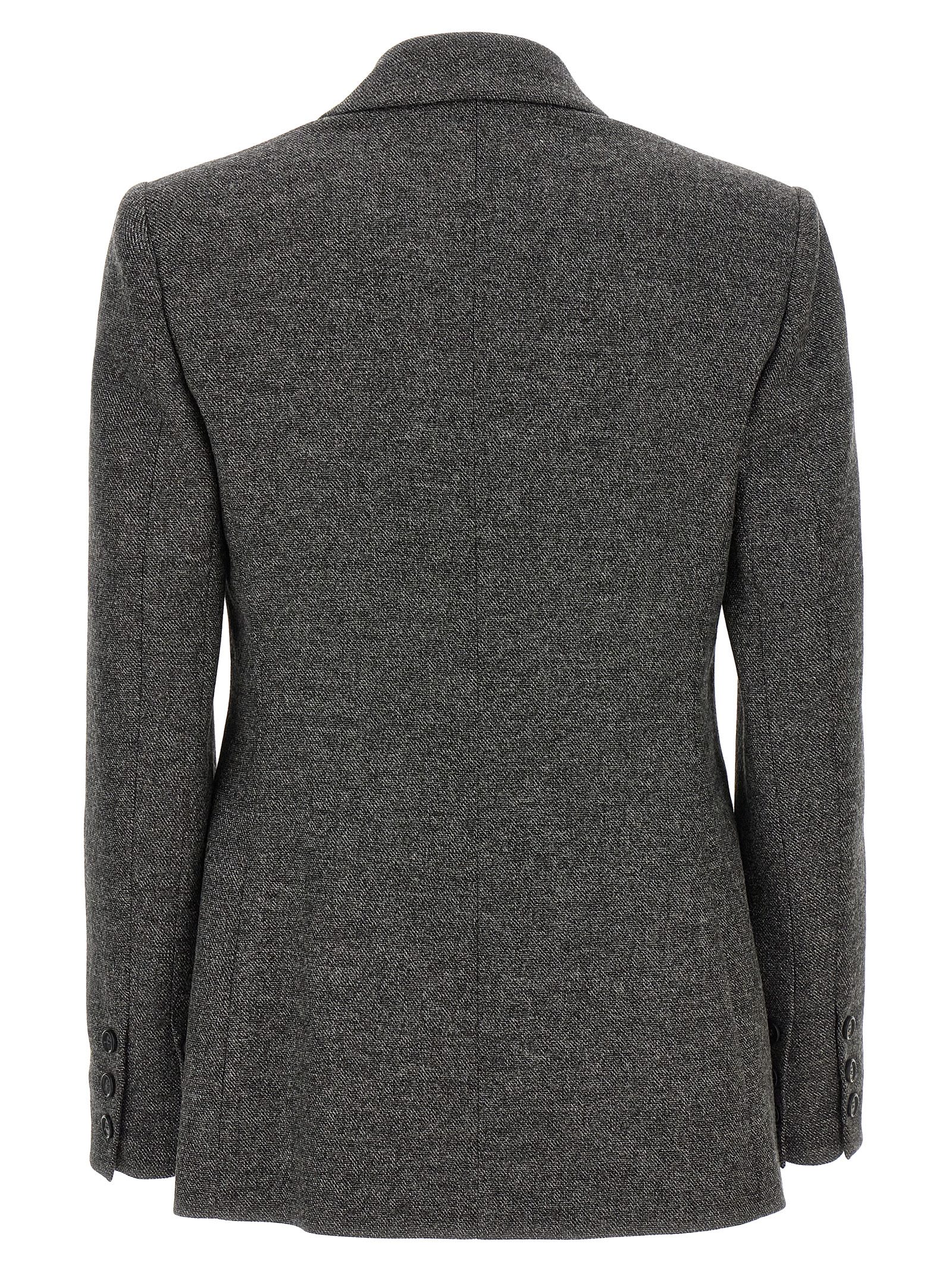 Shop Pinko Ruota Blazer In Gray