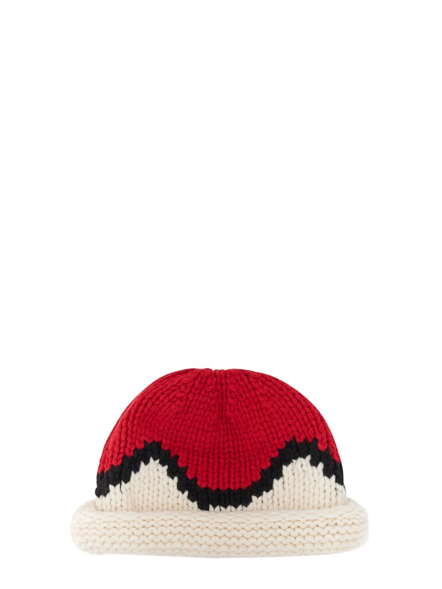Shop Kenzo Beanie Hat In Red