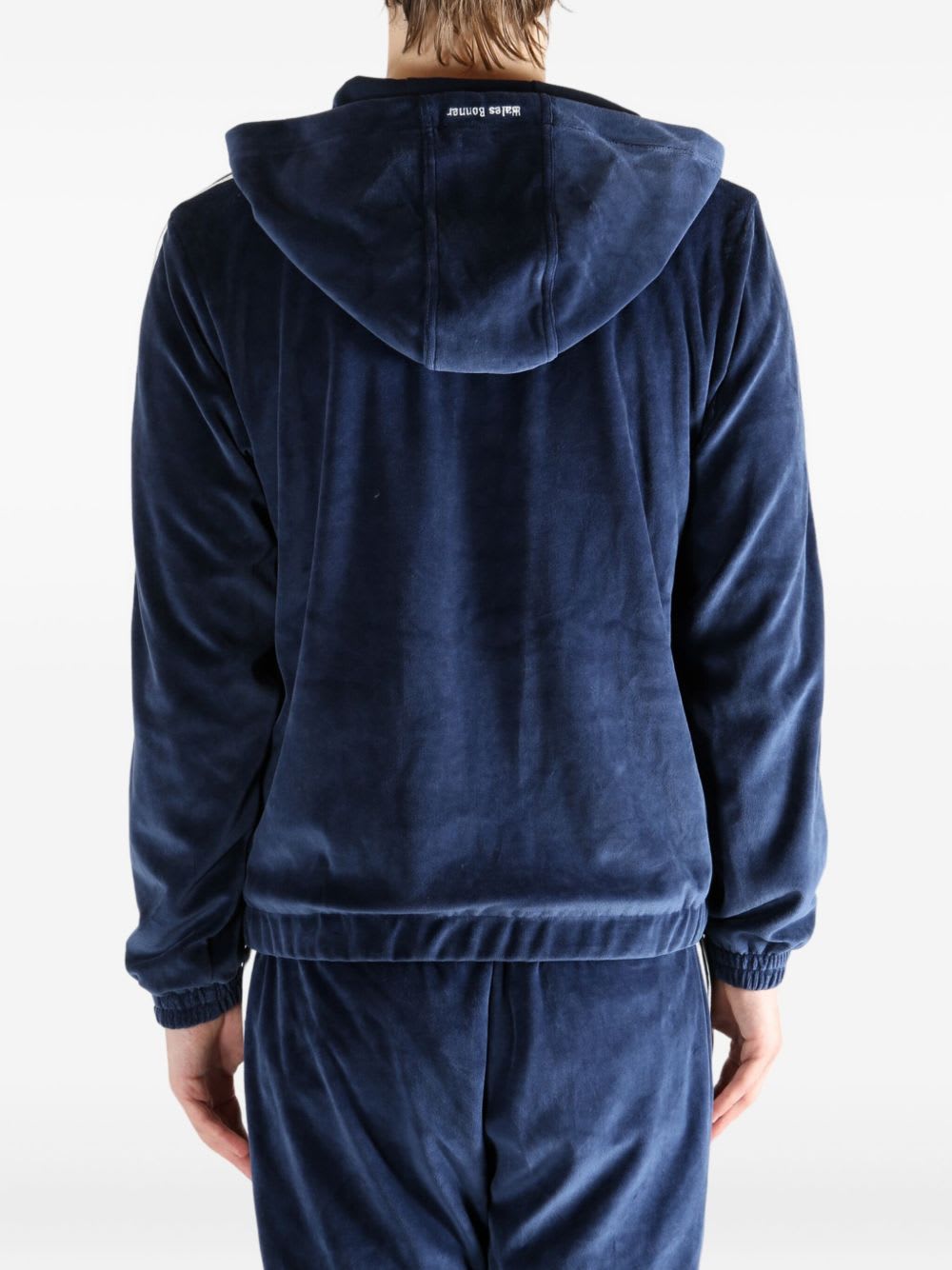 Adidas Originals By Wales Bonner Zipped Hoodie In Blue