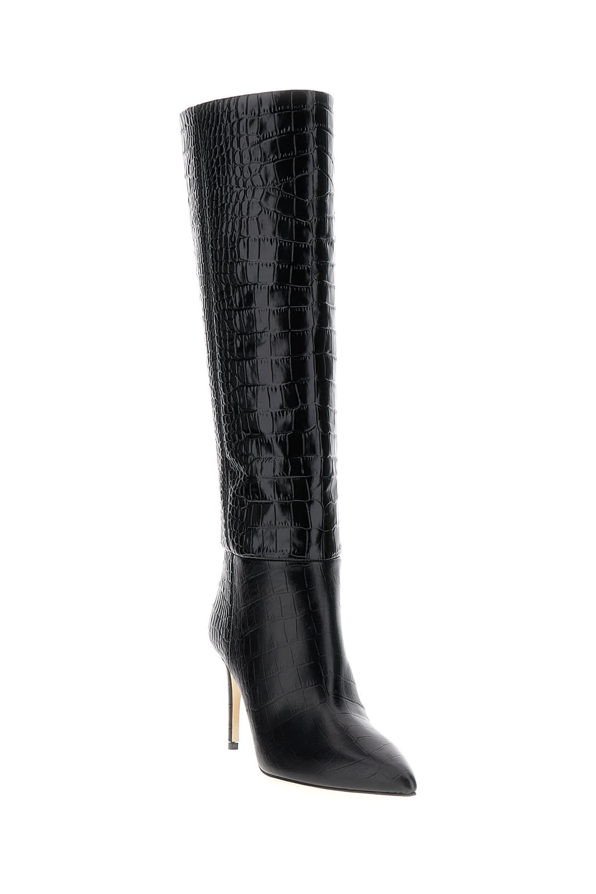 Shop Paris Texas Black Leathers Boots In Carbone