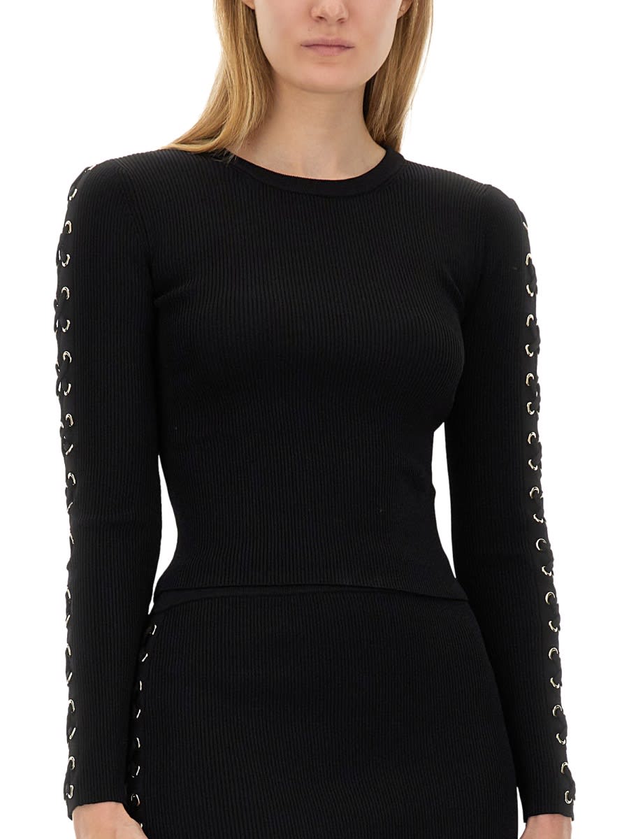 Shop Michael Kors Viscose Jersey In Black