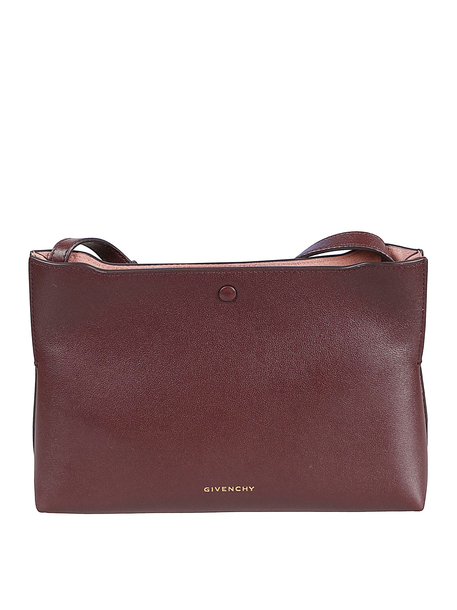 Givenchy Day Flat Pochette In Burgundy