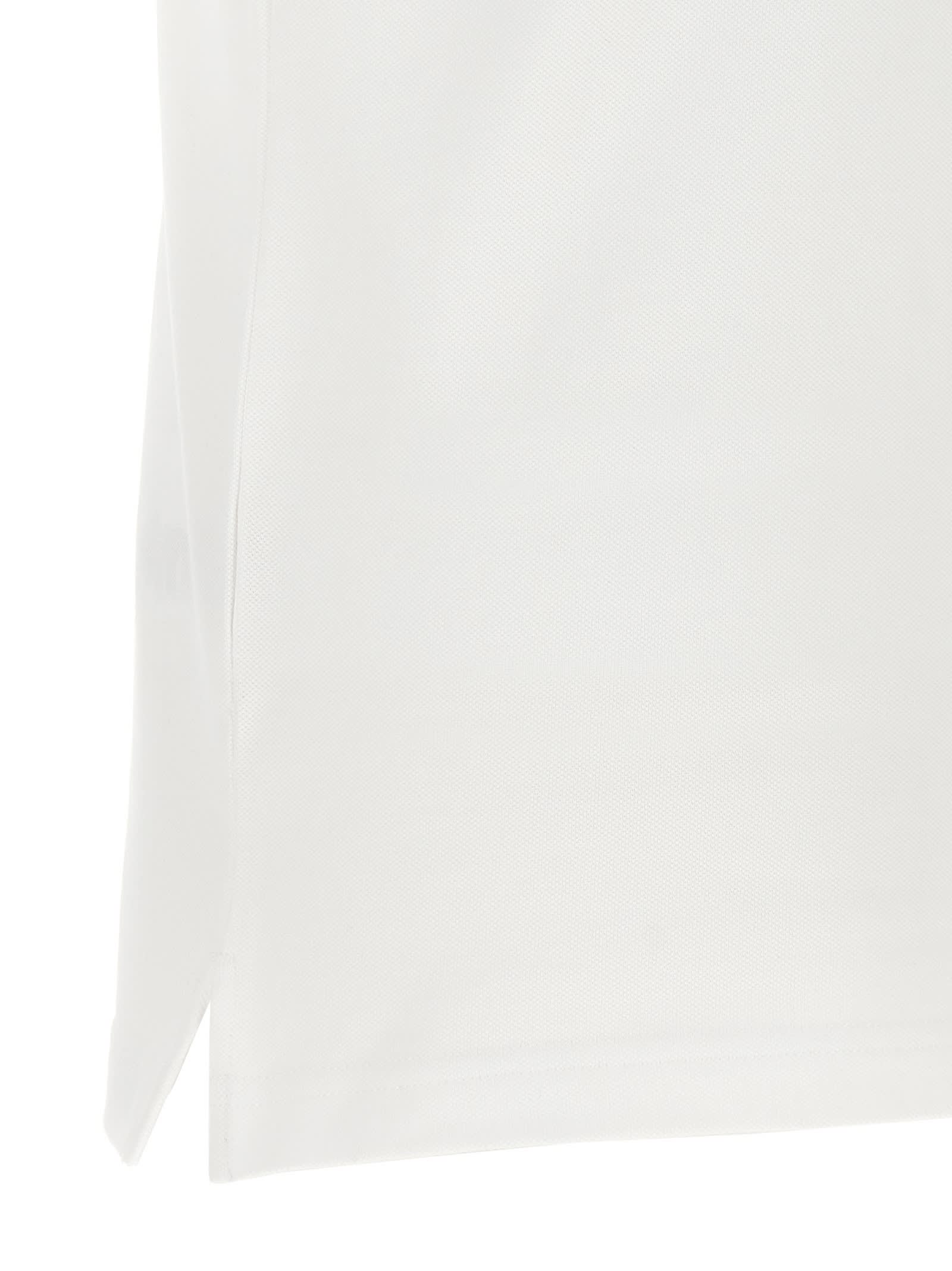 Shop Dolce & Gabbana Logo Embroidery Polo Shirt In White