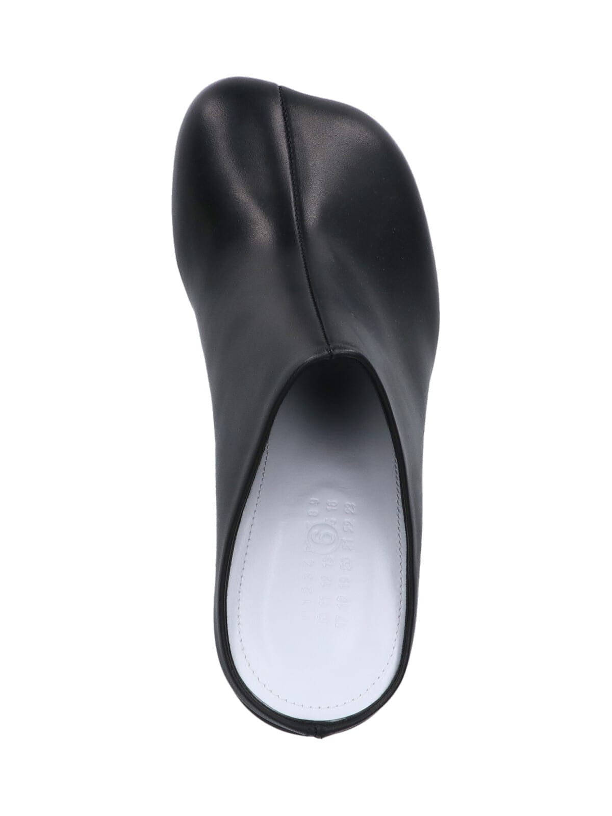 Mm6 Maison Margiela Mules Platform Anatomic In Black