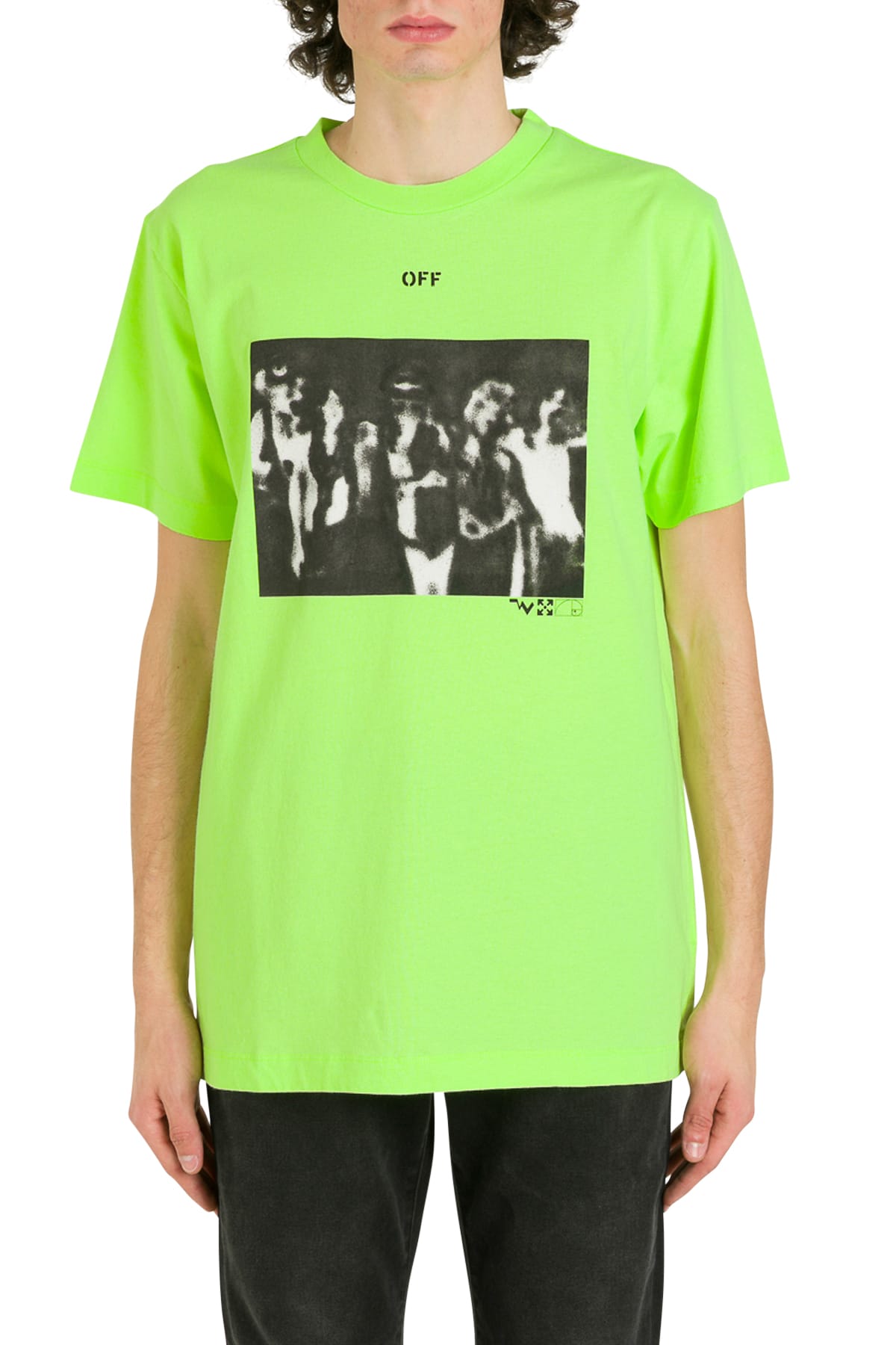 OFF-WHITE SPRAY PAINTING T-SHIRT,11212456