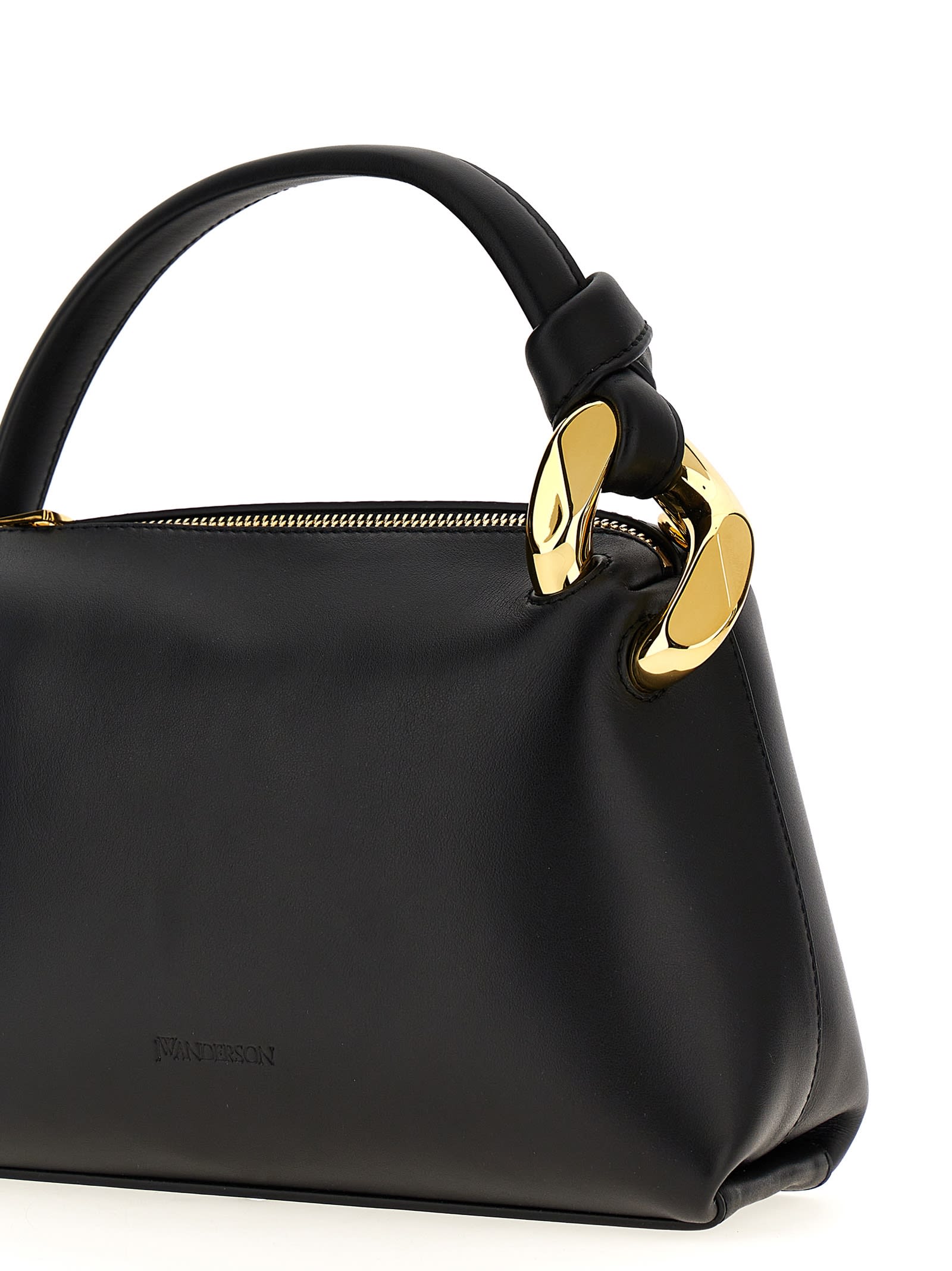 Shop Jw Anderson Jwa Corner Small Handbag In Black