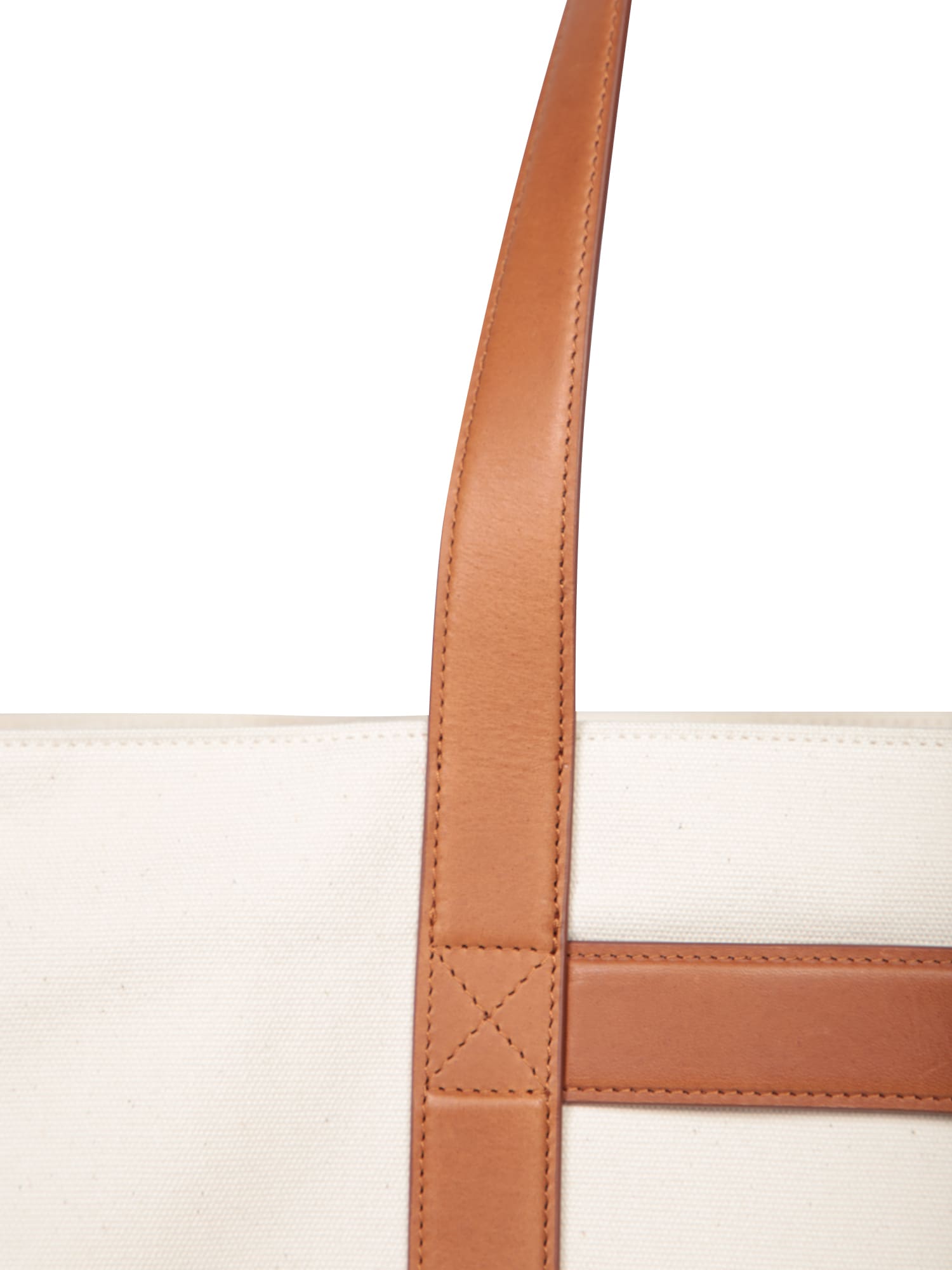 Shop Dsquared2 Ivory Logo Shopping Bag