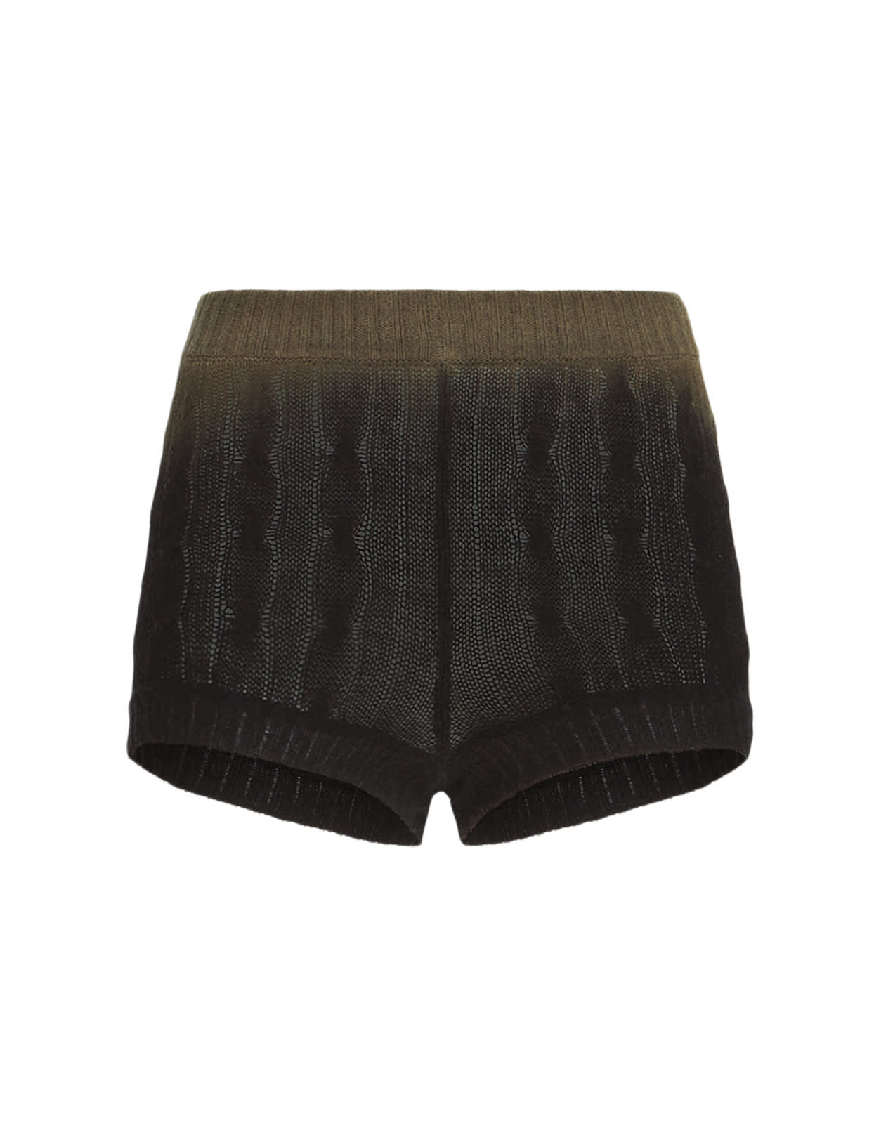 ETRO SHORTS IN SHADED WOOL KNIT