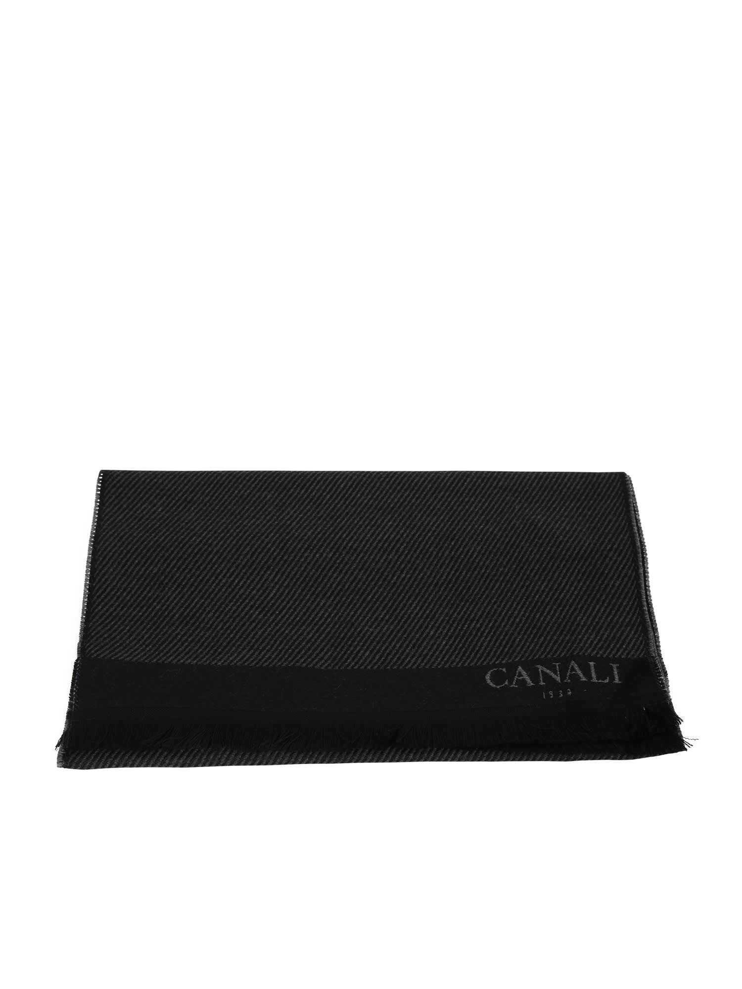 Canali Branded Scarf