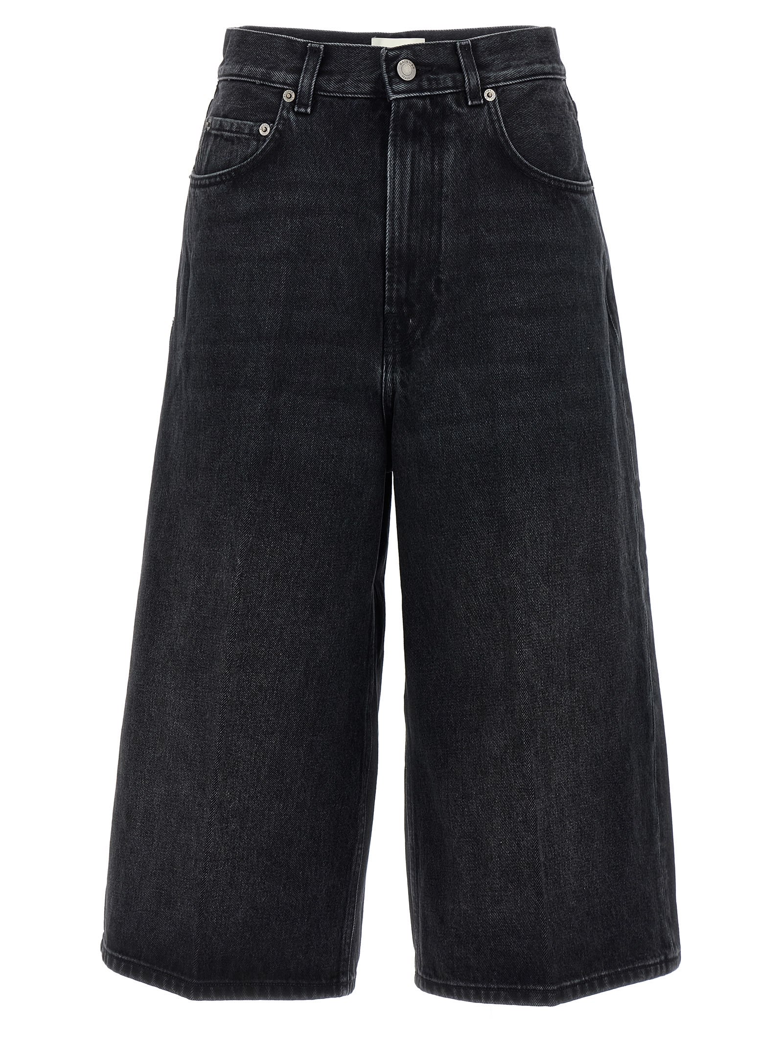 belle Mid Black Bermuda Shorts