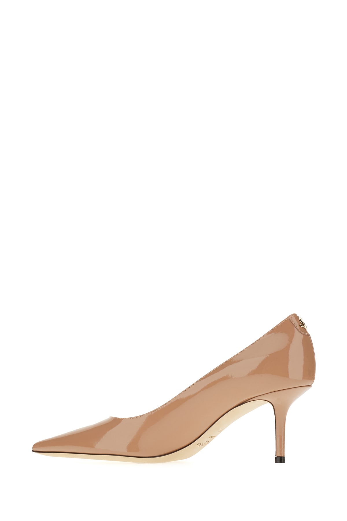 Shop Jimmy Choo Biscuit Leather Love 65 Pumps In Balletpink