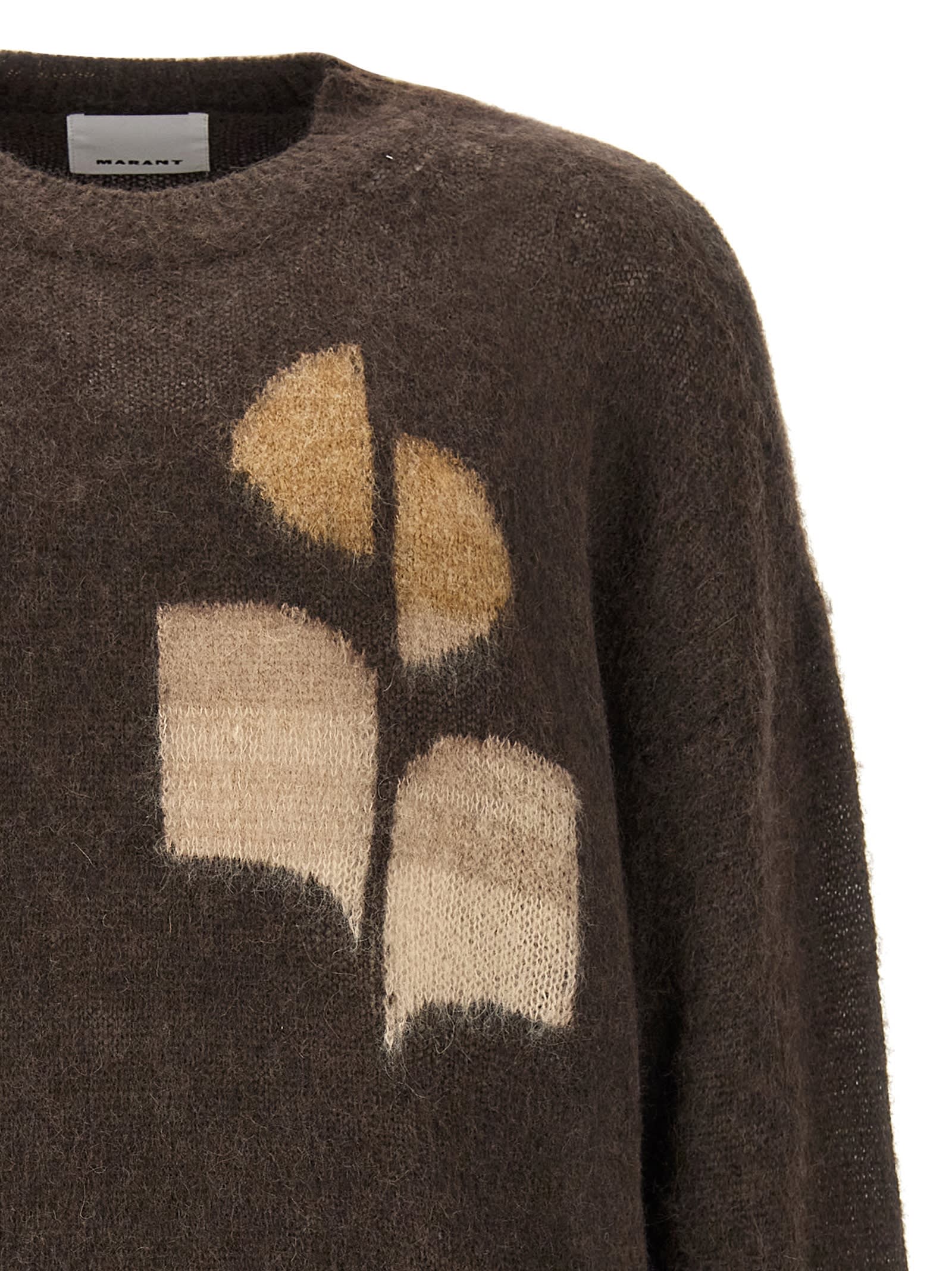 Shop Isabel Marant Drany Sweater In Brown