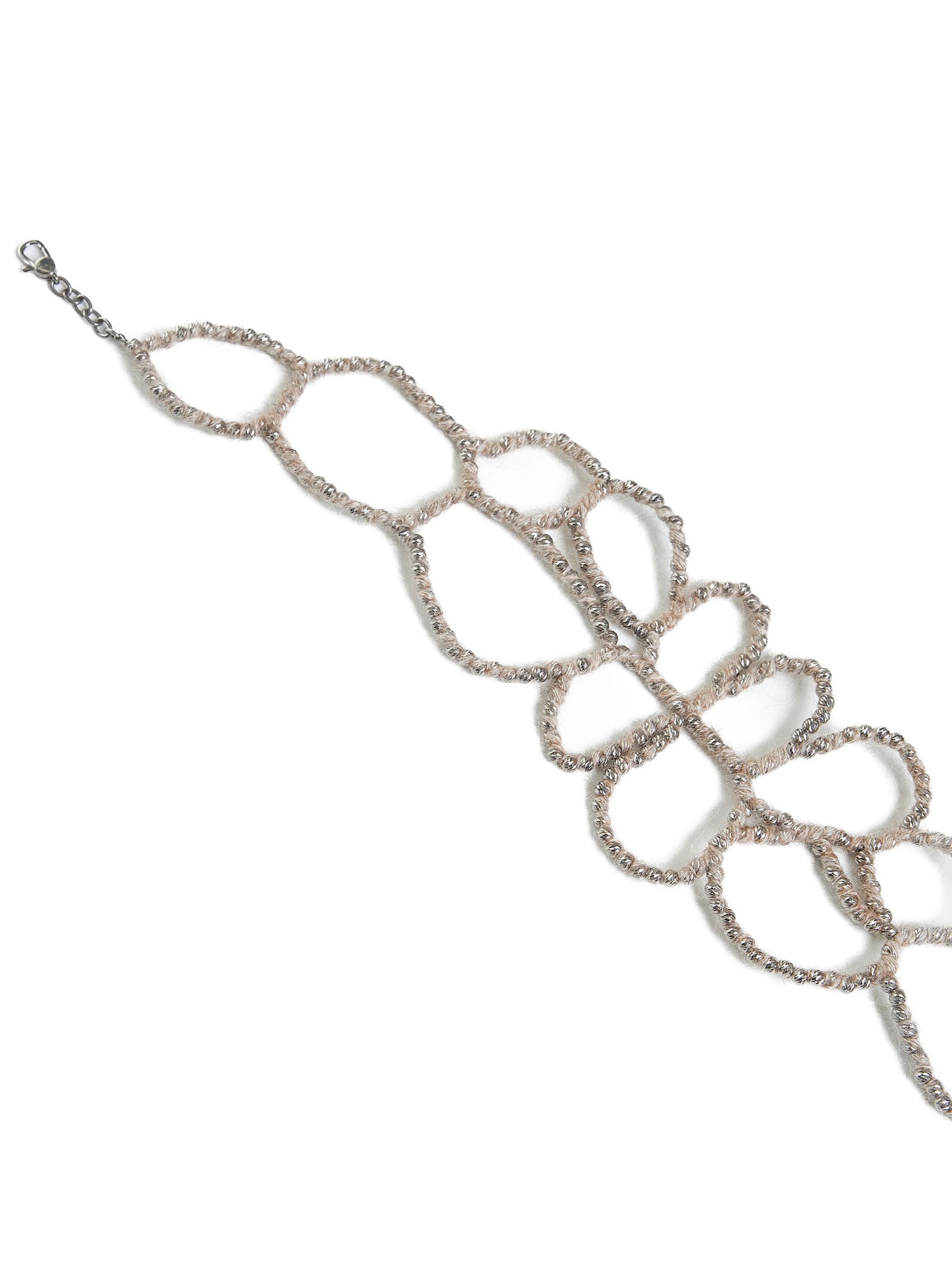 Shop Brunello Cucinelli Necklace In Beige