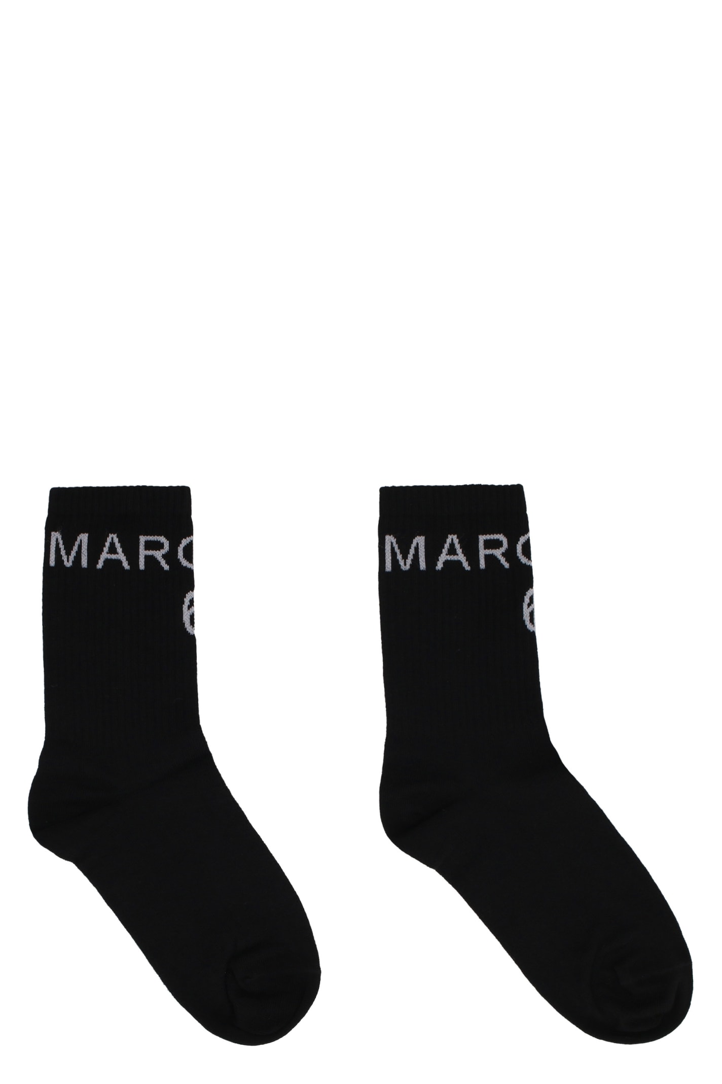 MM6 Maison Margiela Logo Cotton Blend Socks