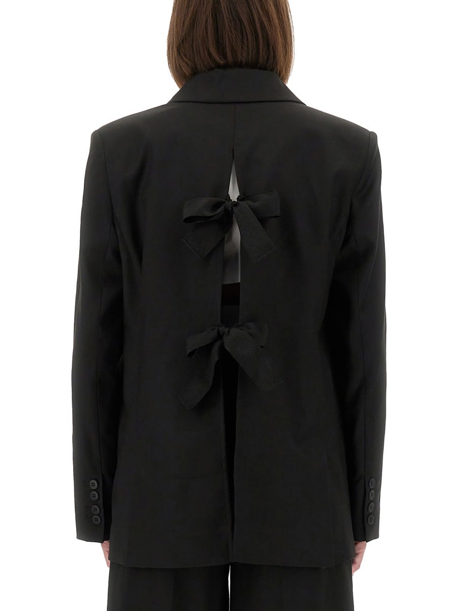 The Garment Pluto Blazer With Bow In Black