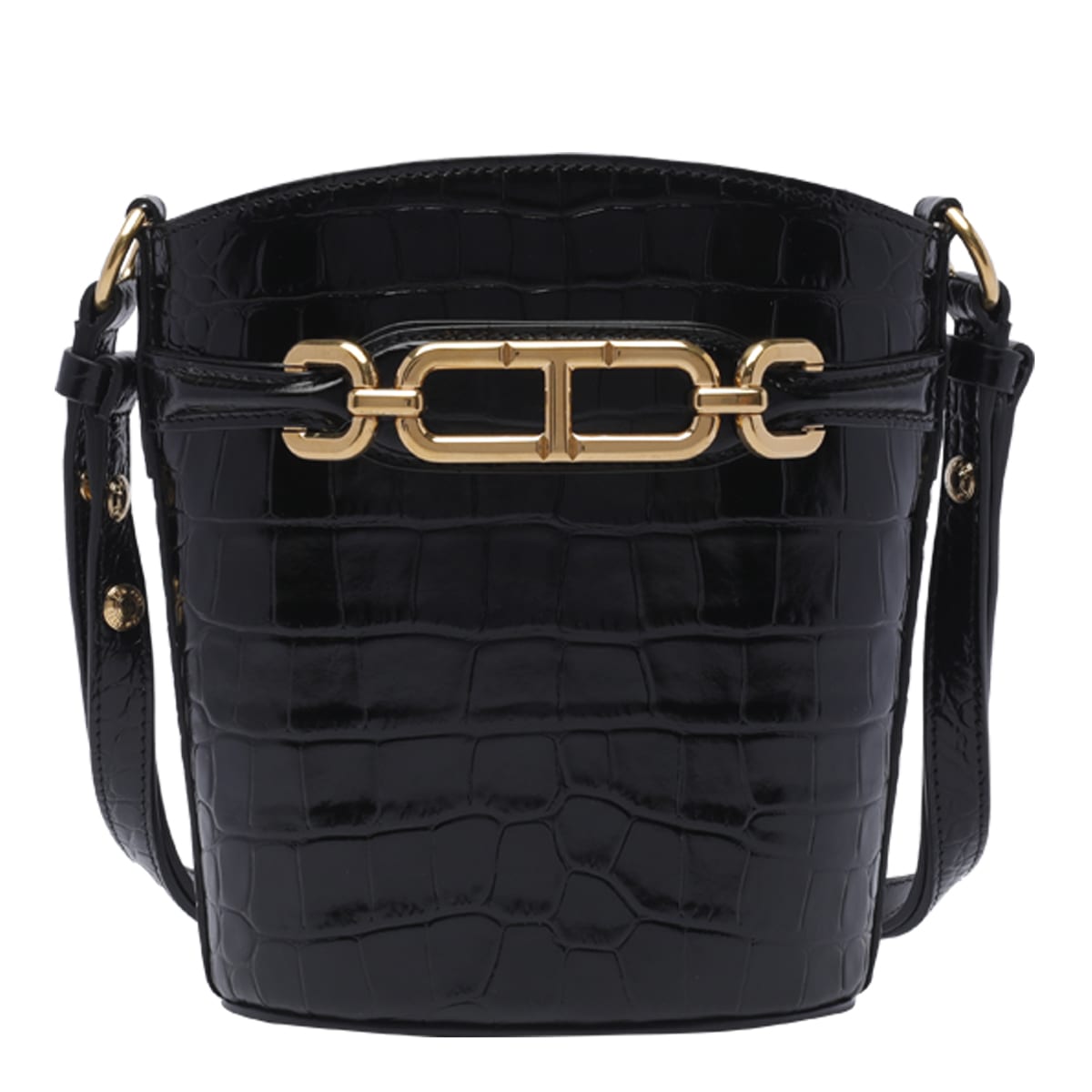 Shop Tom Ford Whitney Bucket Bag In Black