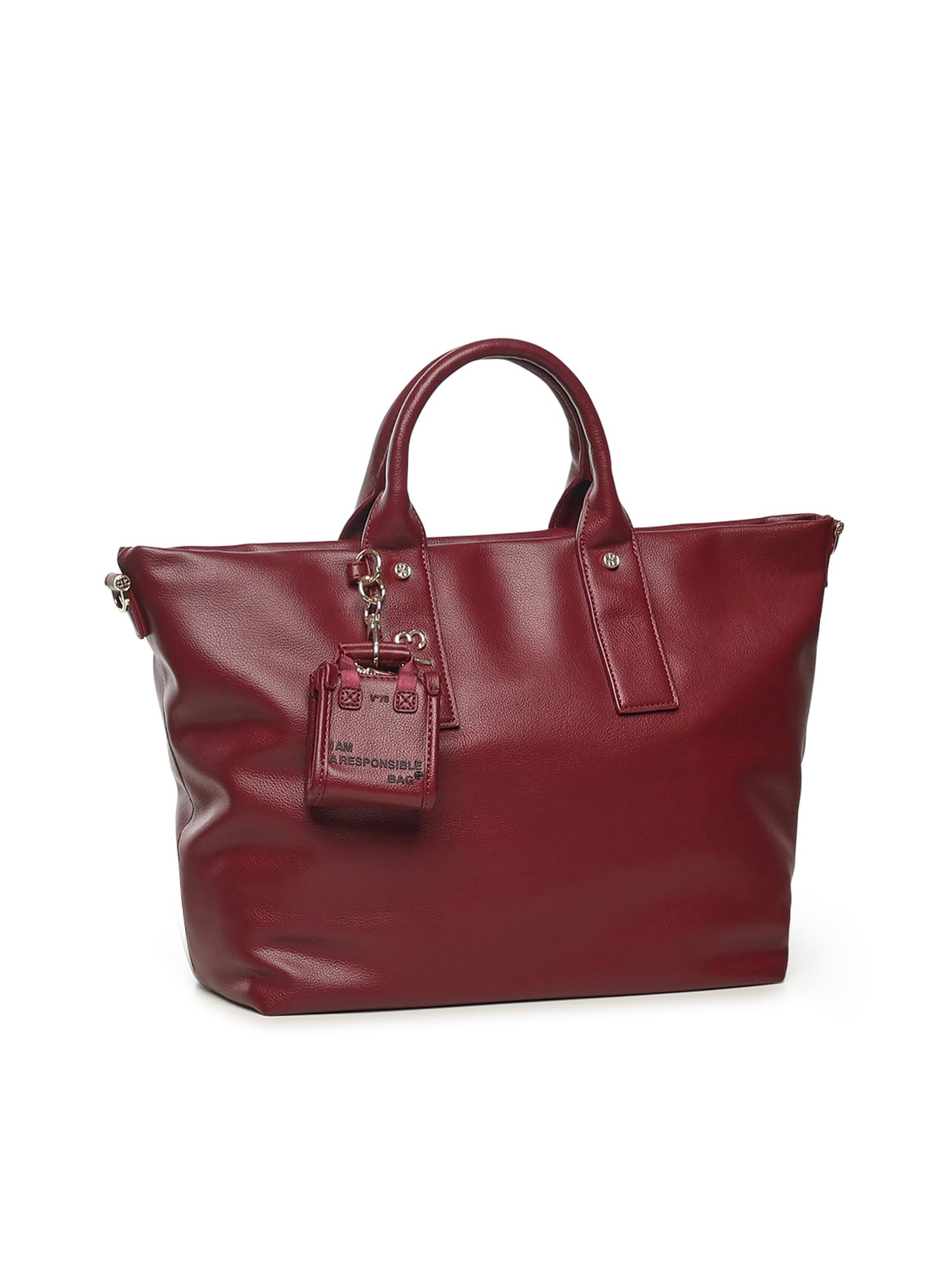 V73 Matilda Shopping Bag In Burgundy