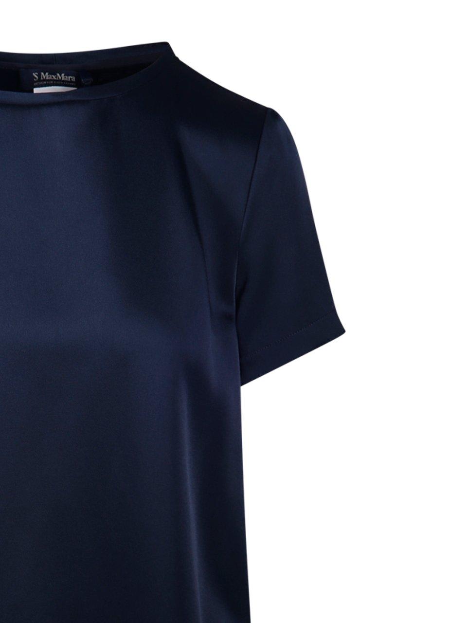 Shop 's Max Mara Crewneck Short-sleeved T-shirt In Blue