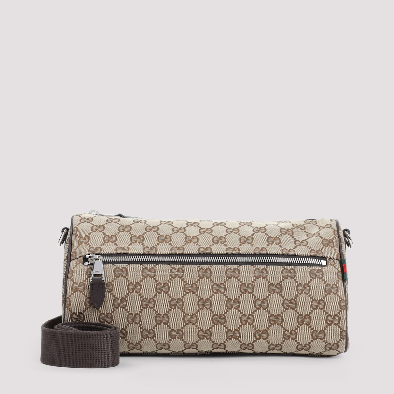Gucci Beige Gg Canvas Crossbody Bag