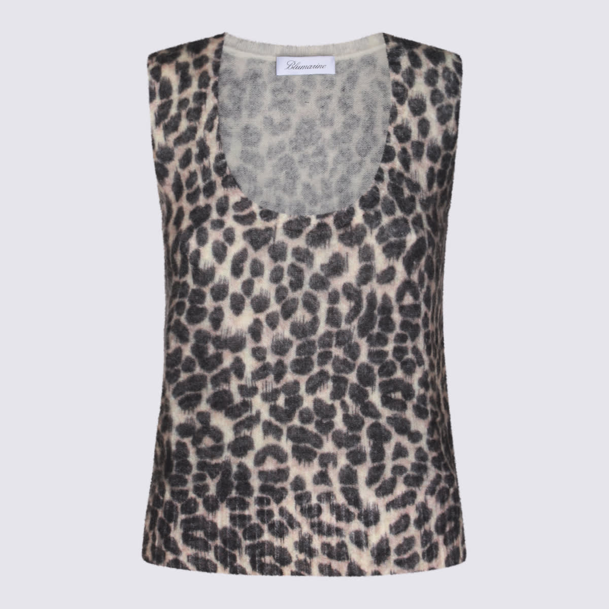 Leopard Wool Top