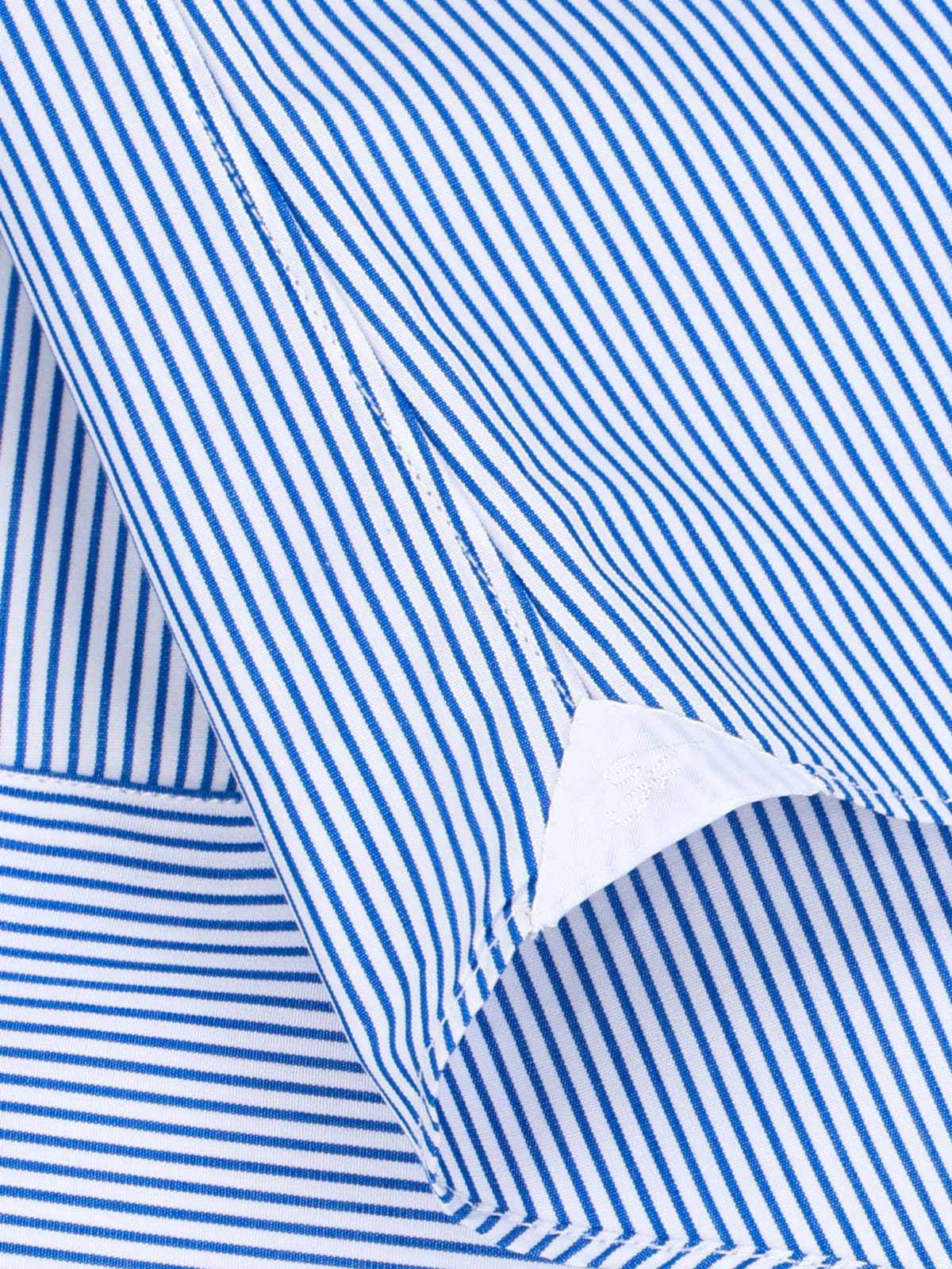 Shop Finamore Striped Shirt In Light Blue
