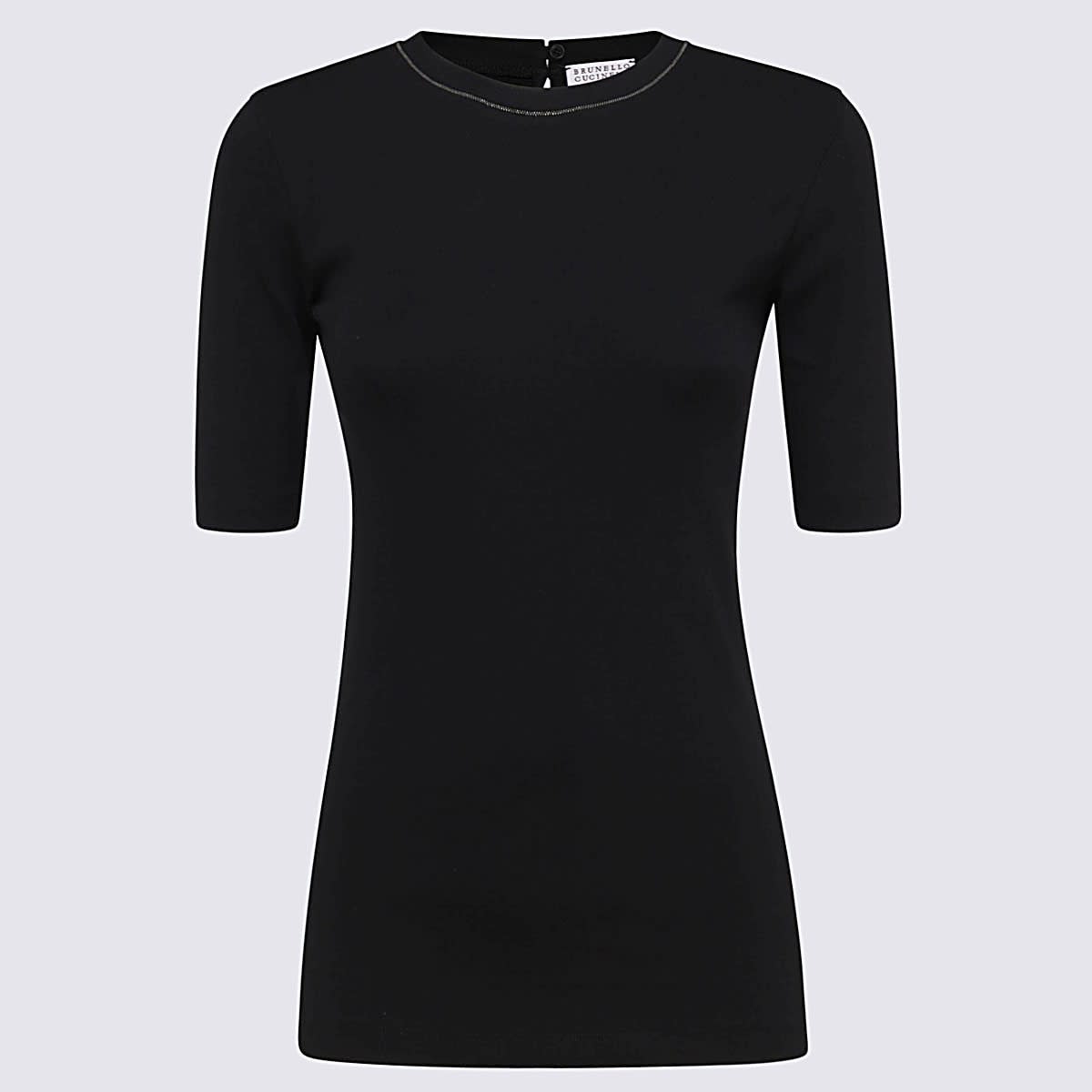 Black Cotton T-shirt