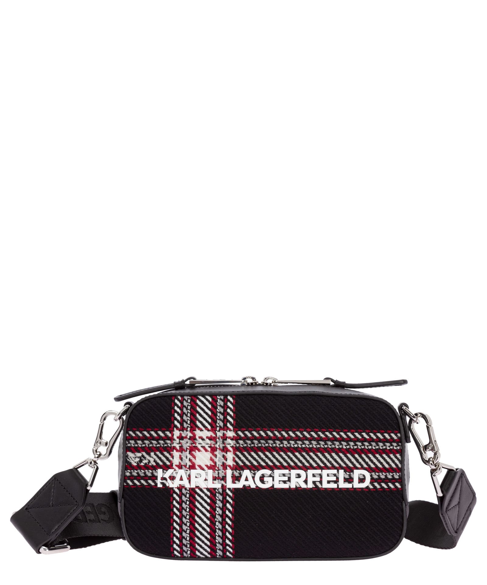 Karl Lagerfeld K/skuare Cotton Crossbody Bag