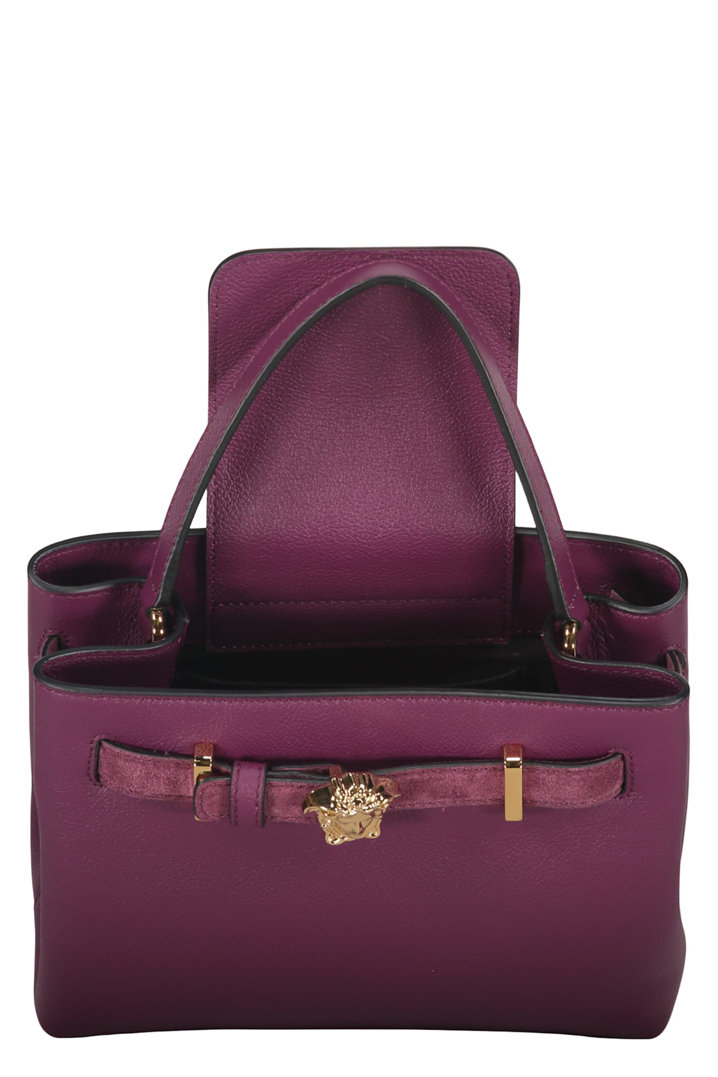 Versace Elegant Purple Bag In Refined Style In Purple
