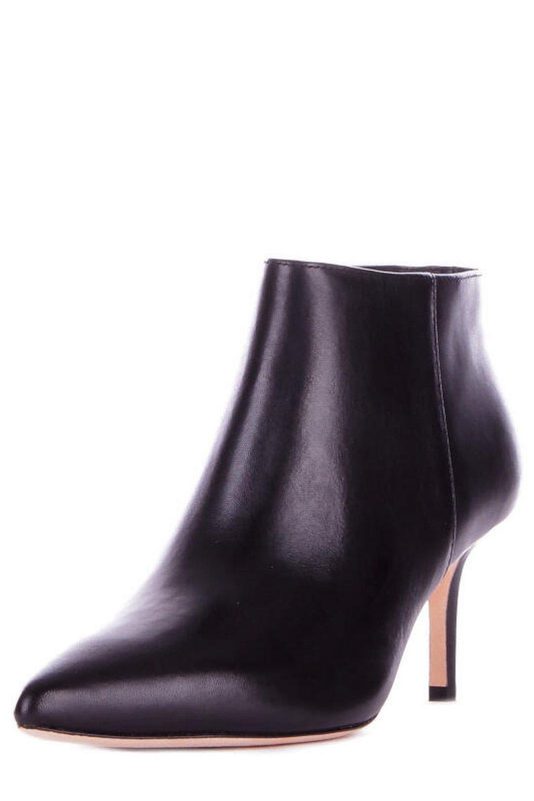 Polo Ralph Lauren Pointed-toe Ankle Boots In Black