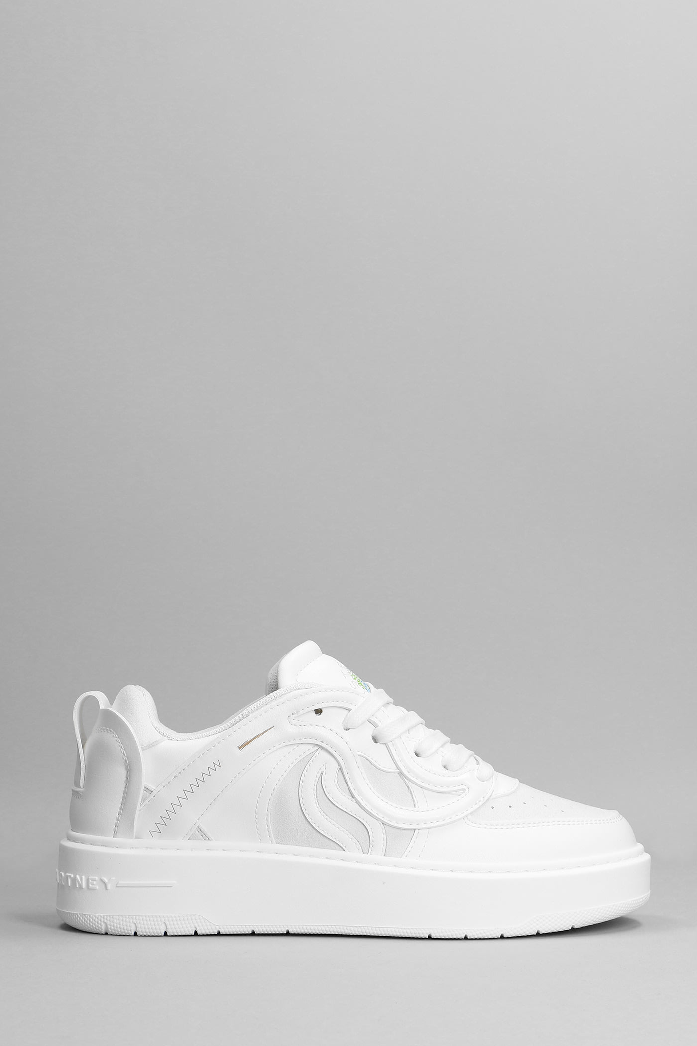 Stella McCartney S-wave Sneakers In White Polyester