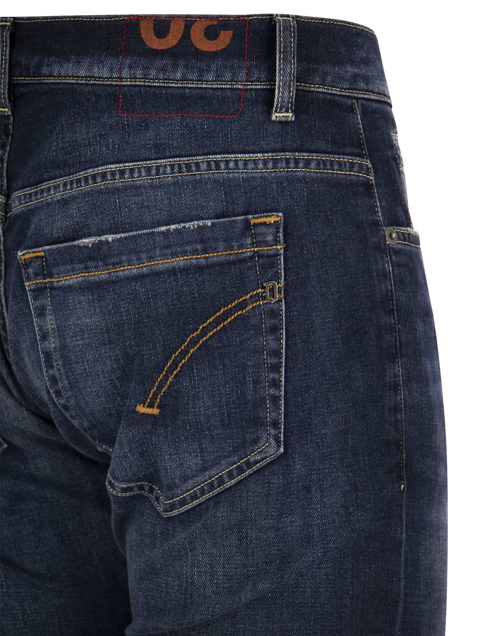 Shop Dondup George - Five Pocket Jeans In Dark Denim