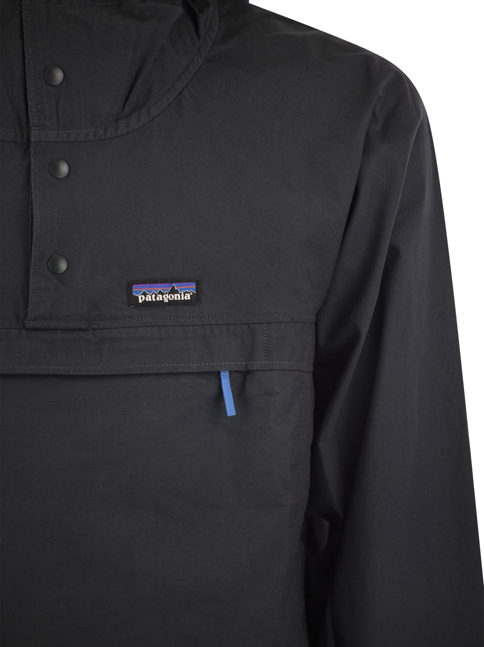 Shop Patagonia Funhoggers Pullover Jacket In Blue