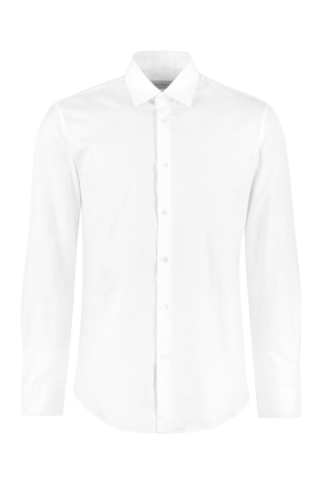 Gancini Printed Buttoned Shirt