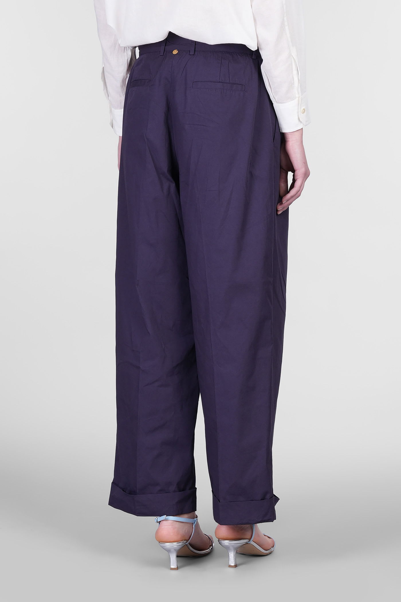 Antik Batik Pam Pants In Blue Cotton