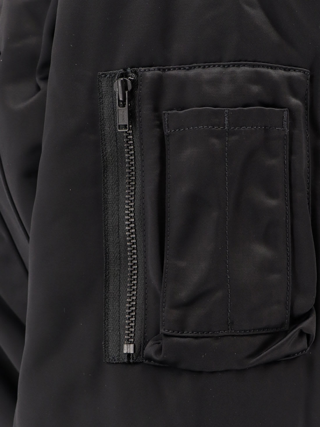 Y-3 Asymmetric Zip-up Track Jacket In Black
