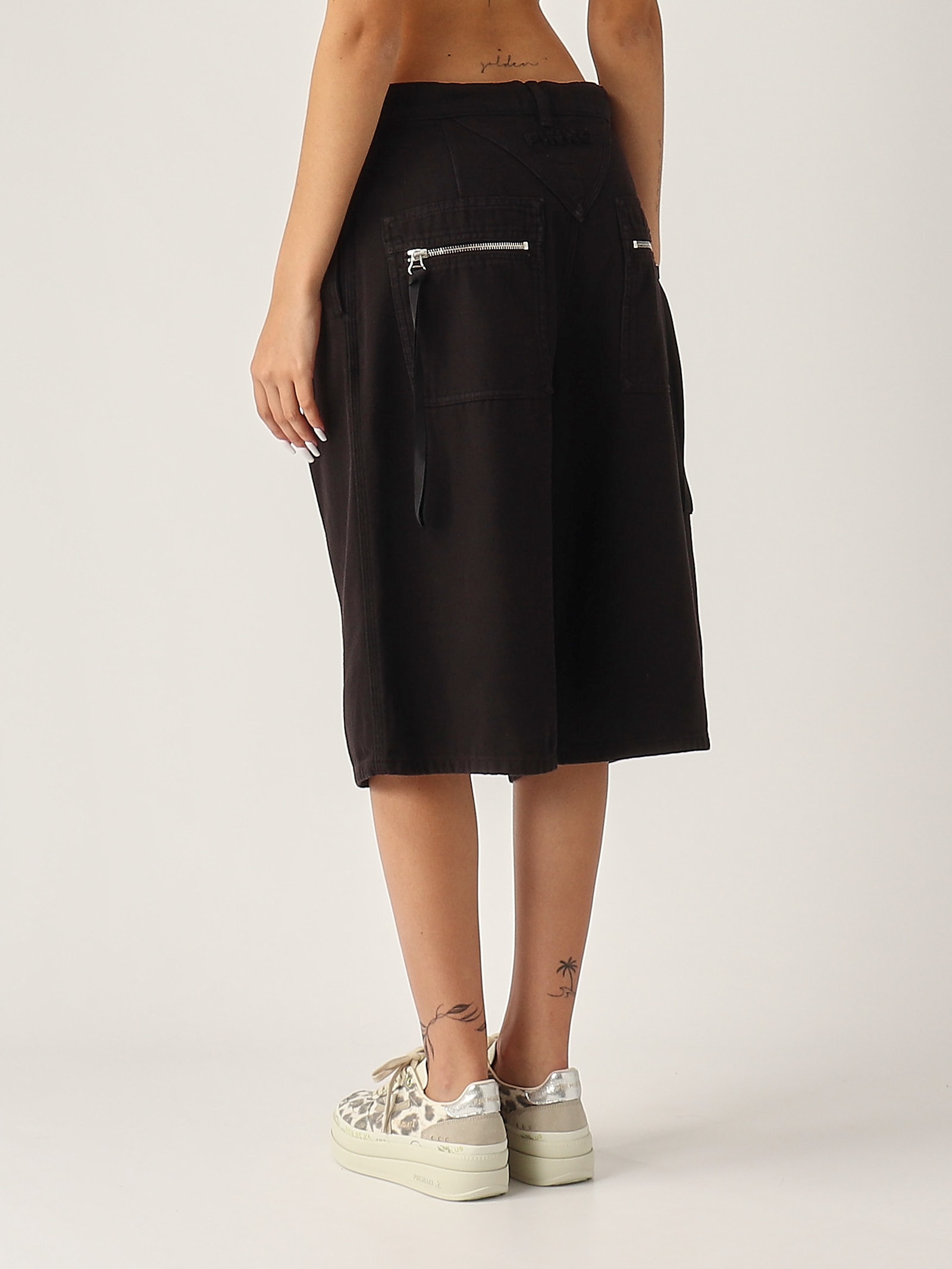 Pinko Pascal Bermuda Shorts In Black