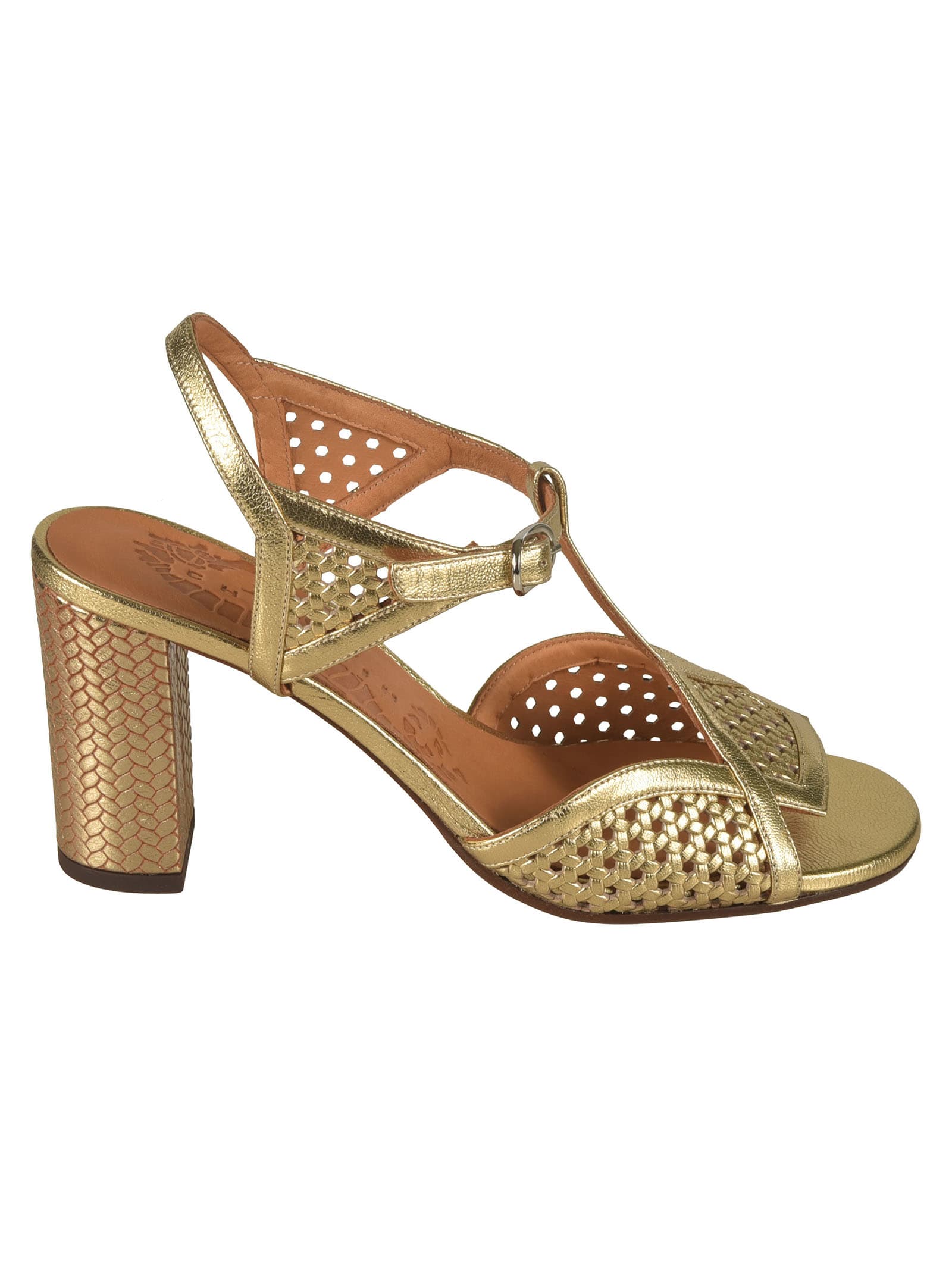Shop Chie Mihara Bessy Sandals In Champagne
